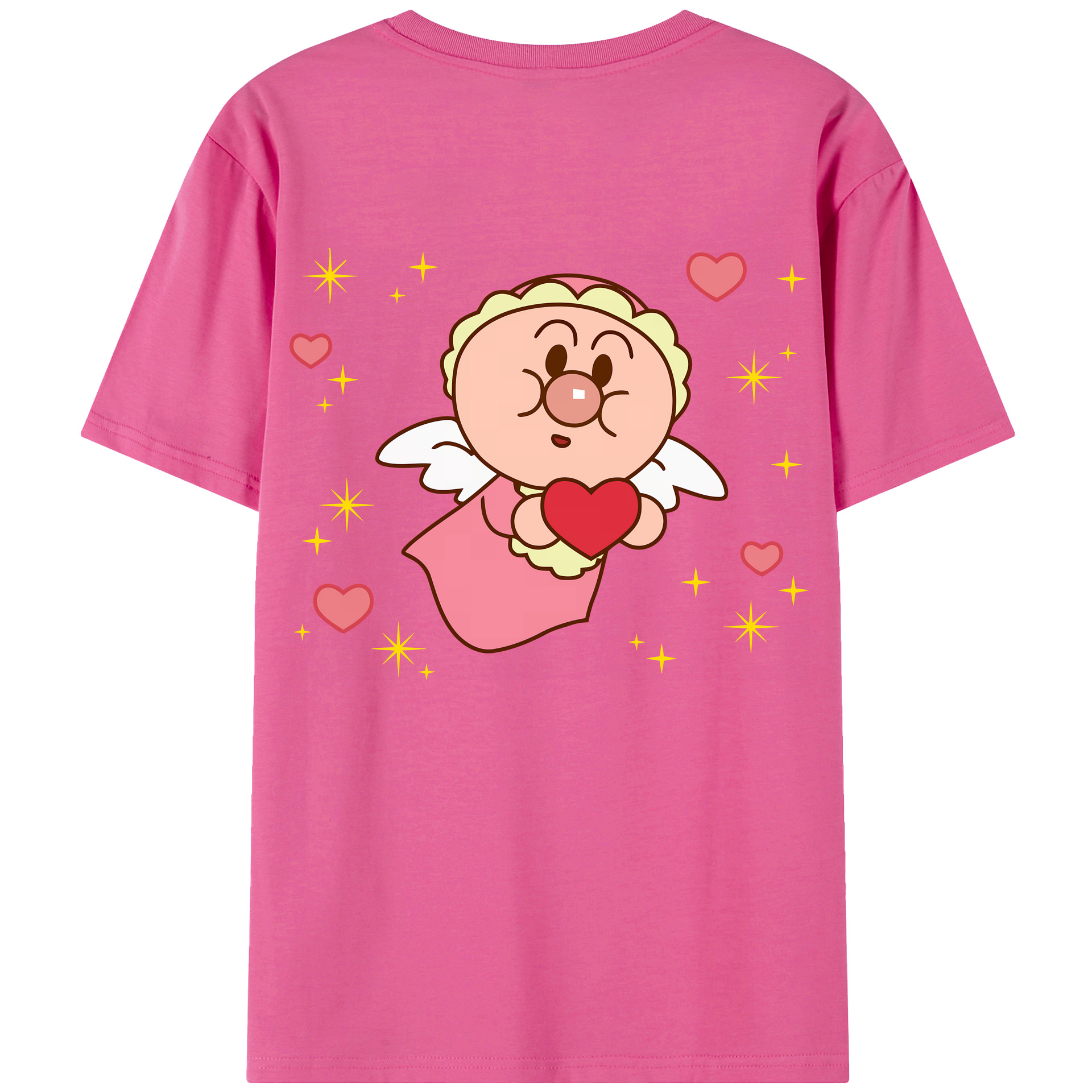 （画像用） アンパンマン Anpanman レディース半袖Tシャツ(バックプリント)