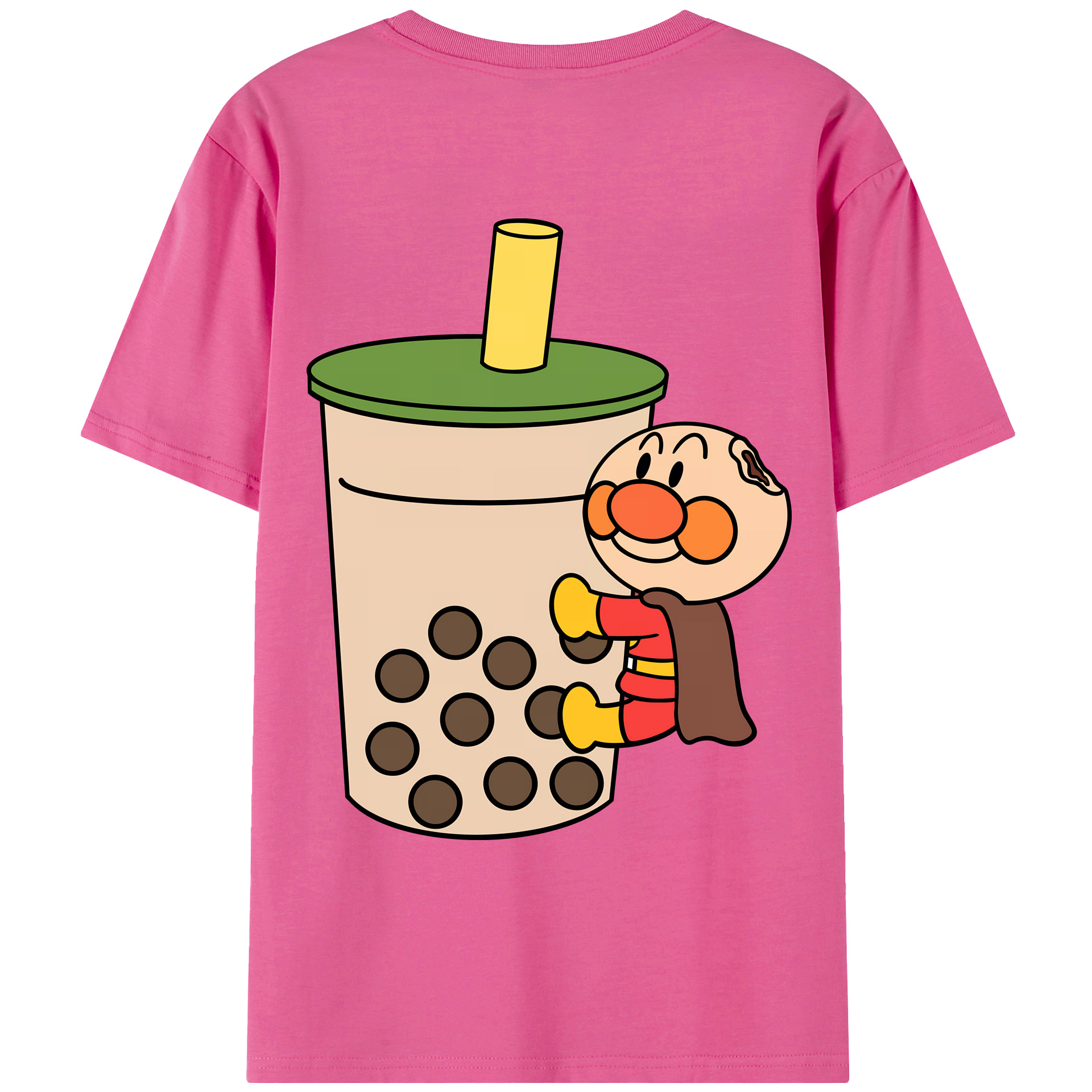 （画像用） アンパンマン Anpanman レディース半袖Tシャツ(バックプリント)
