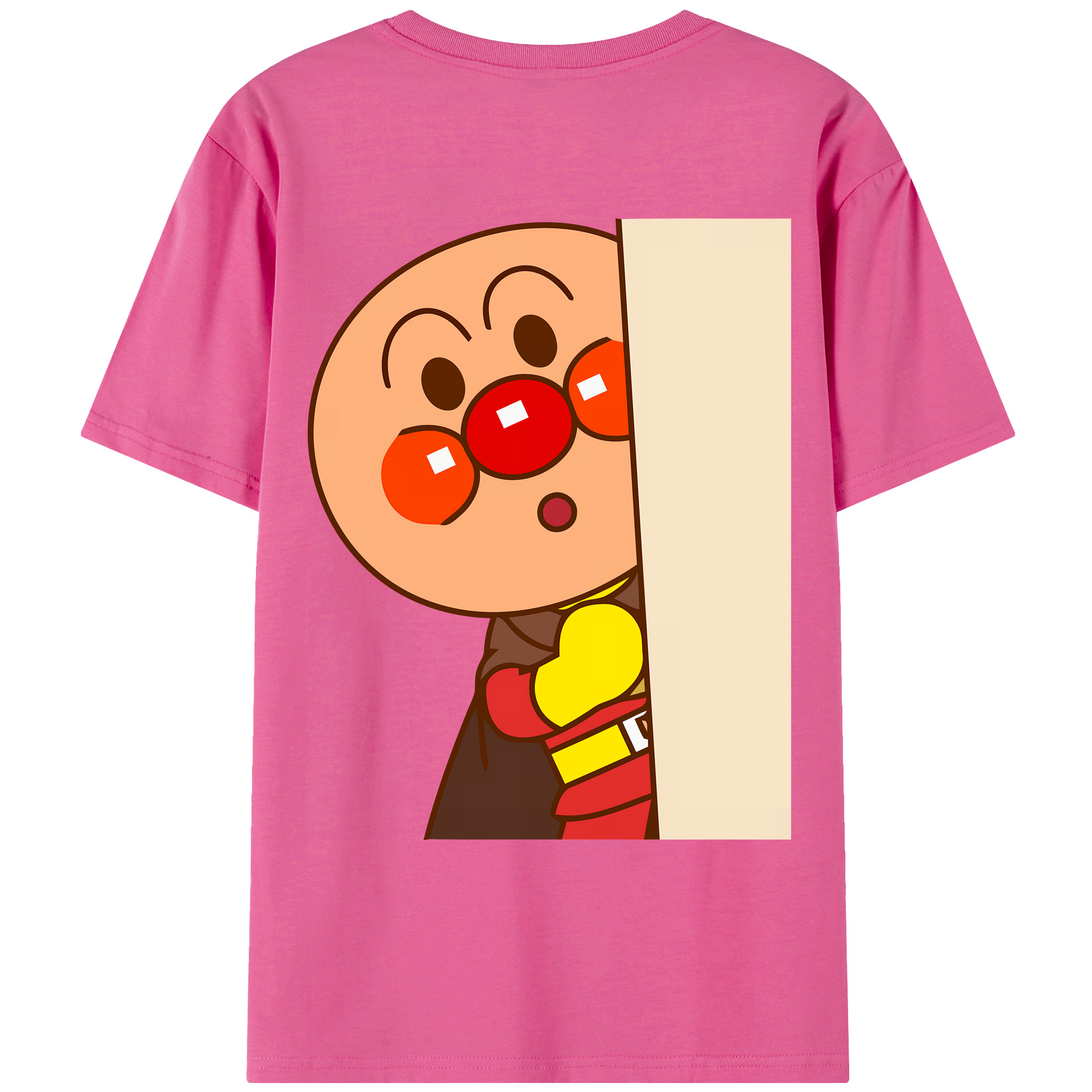 （画像用） アンパンマン Anpanman レディース半袖Tシャツ(バックプリント)