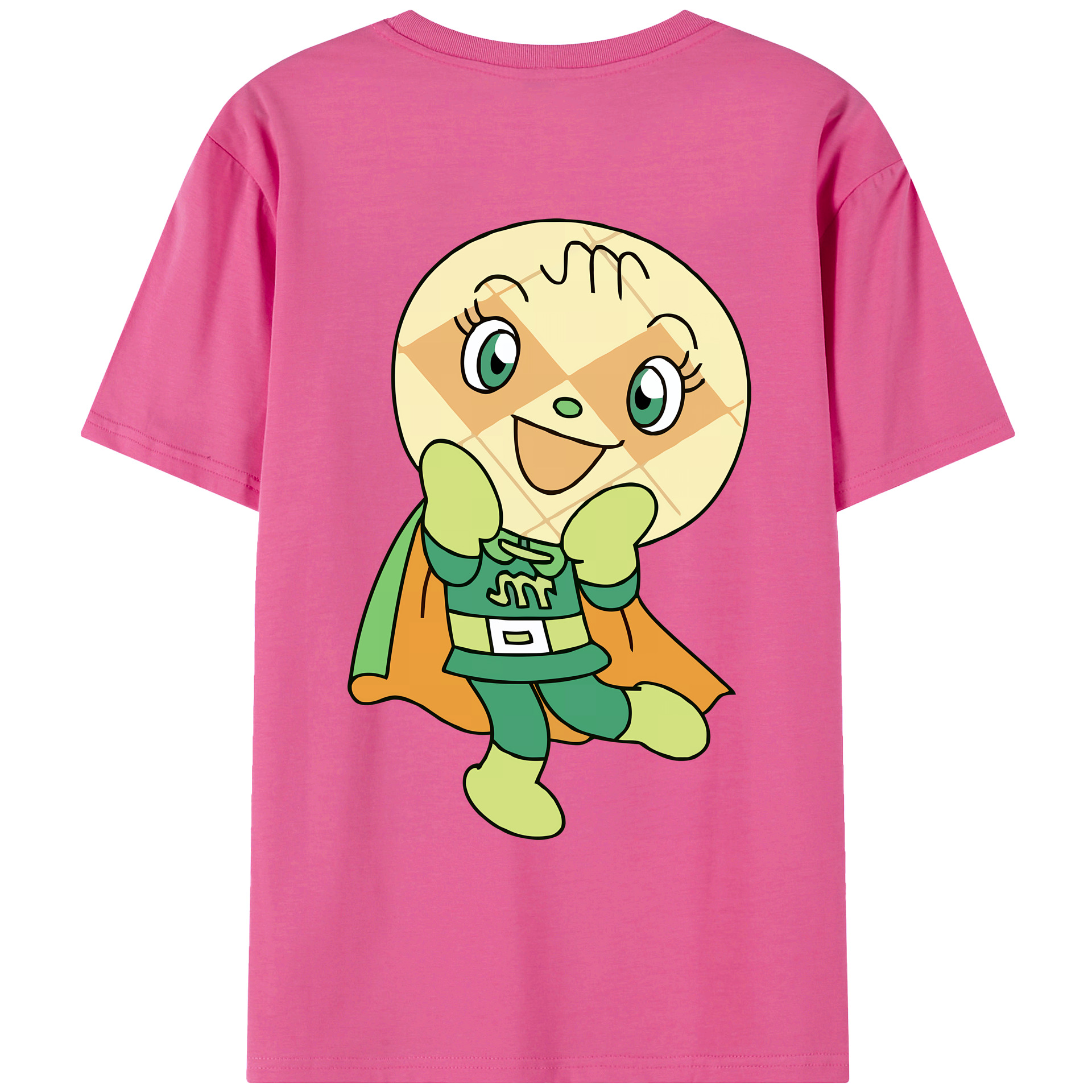 （画像用） アンパンマン Anpanman レディース半袖Tシャツ(バックプリント)