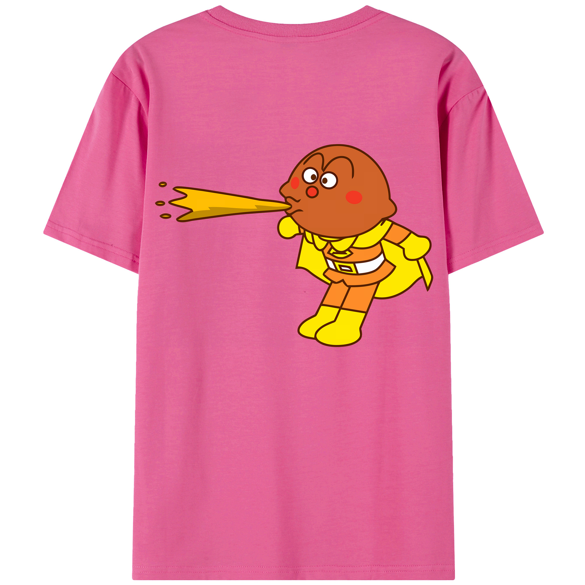 （画像用） アンパンマン Anpanman レディース半袖Tシャツ(バックプリント)