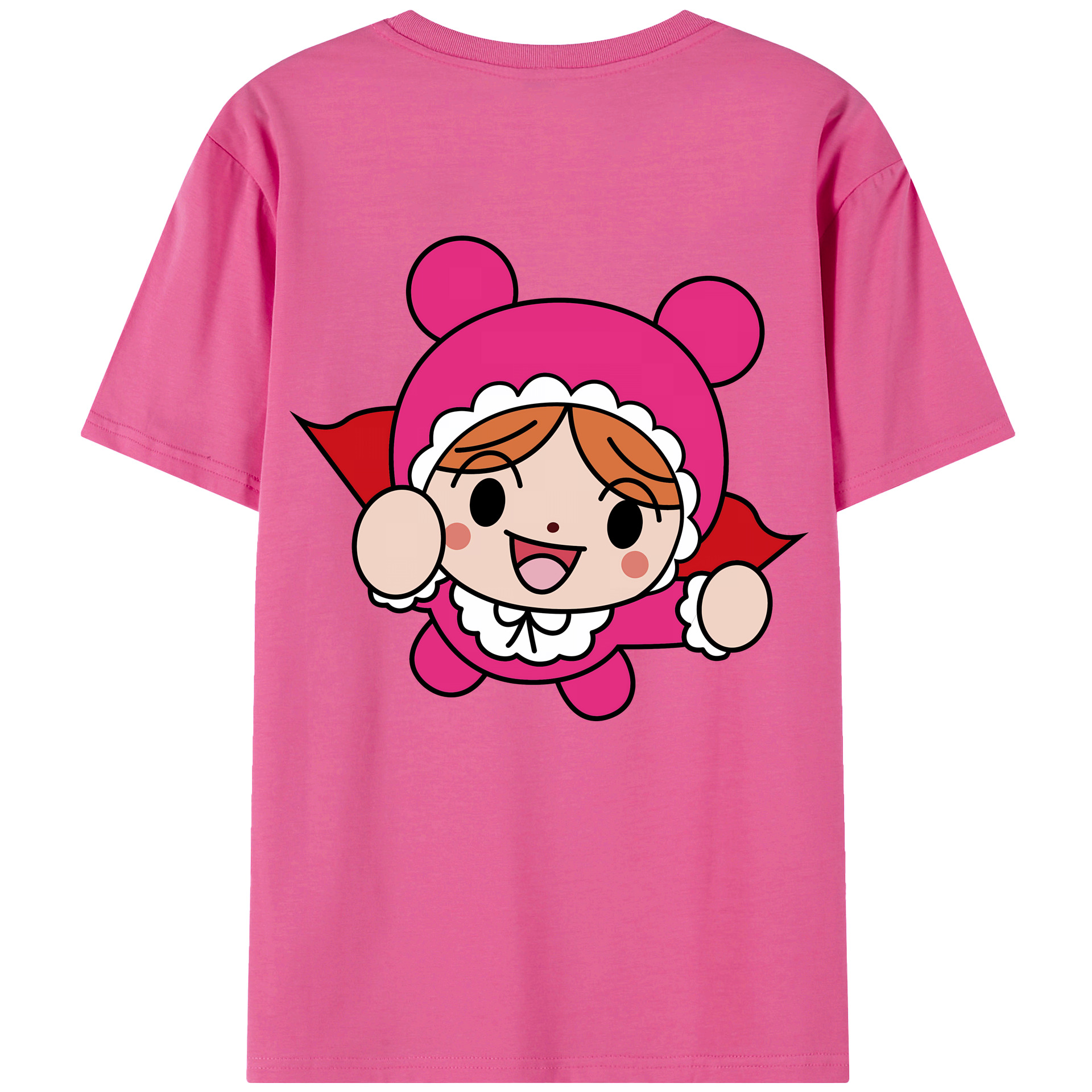 （画像用） アンパンマン Anpanman レディース半袖Tシャツ(バックプリント)