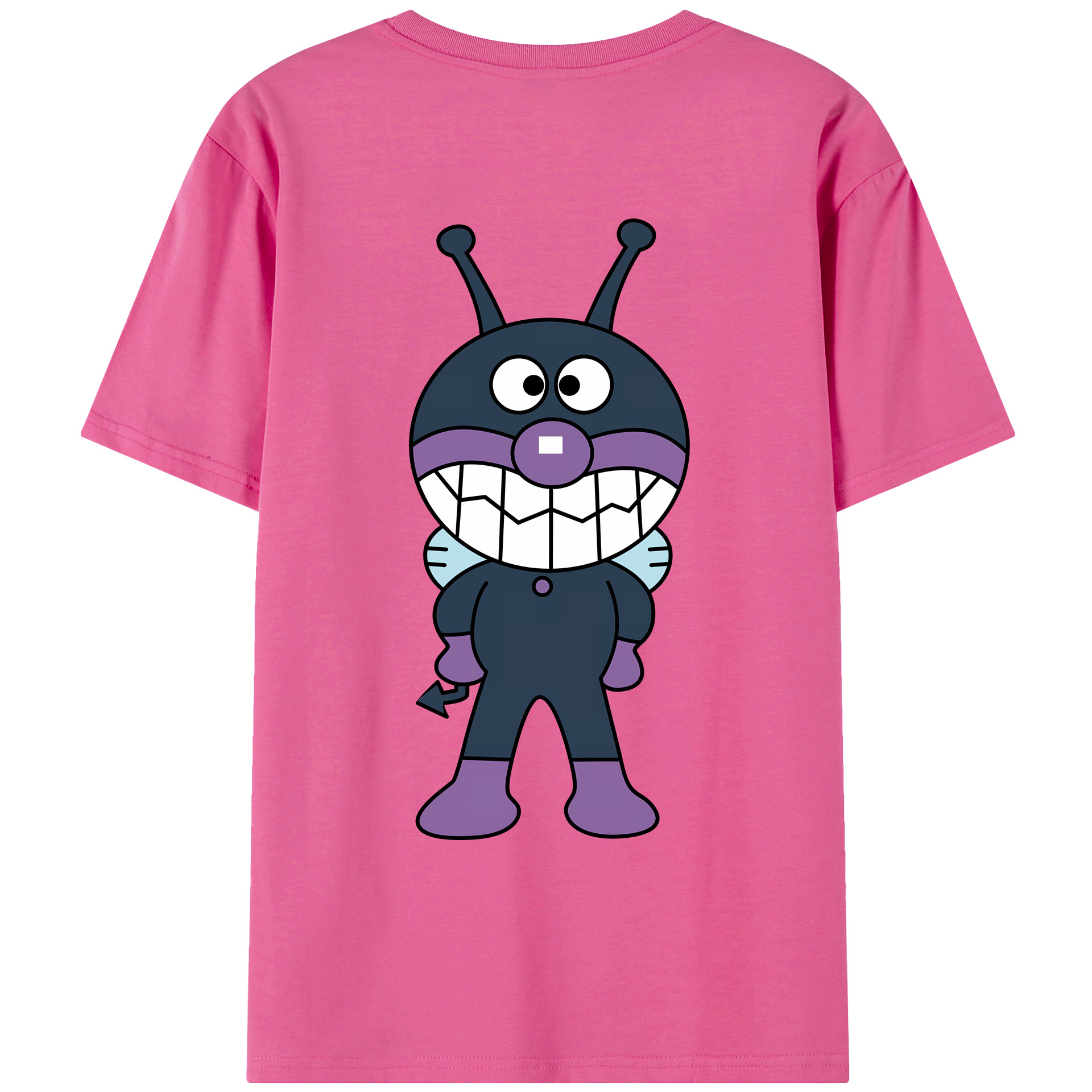 アンパンマン Anpanman レディース半袖Tシャツ(バックプリント)