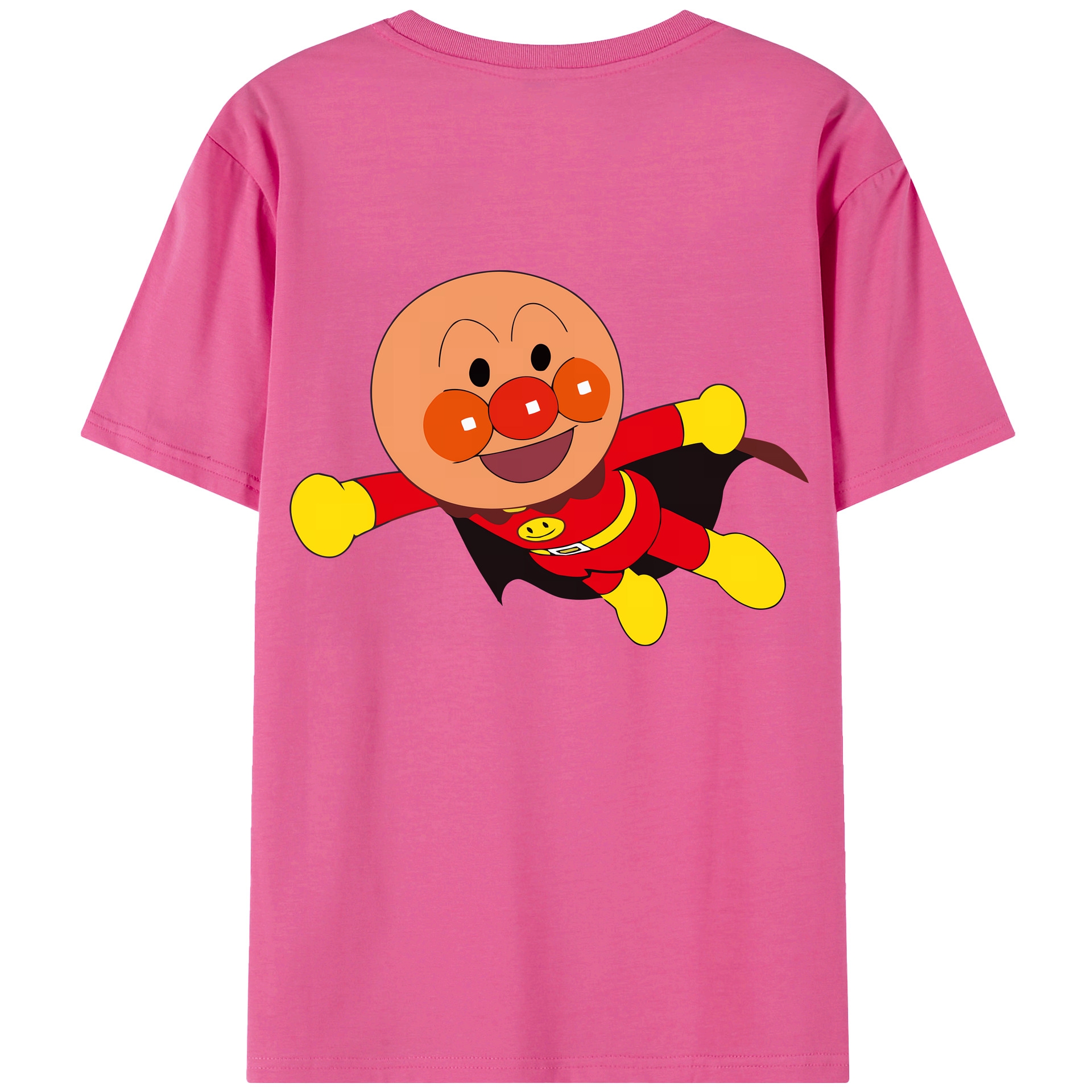 （画像用） アンパンマン Anpanman レディース半袖Tシャツ(バックプリント)
