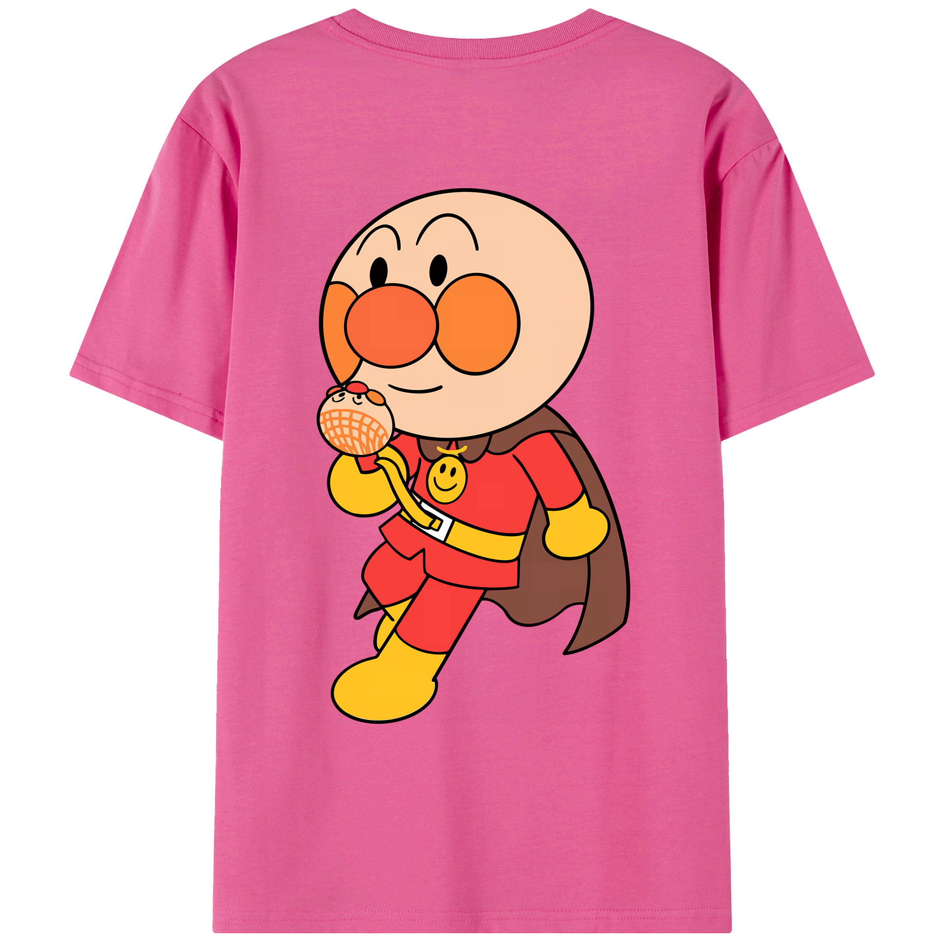 （画像用） アンパンマン Anpanman レディース半袖Tシャツ(バックプリント)