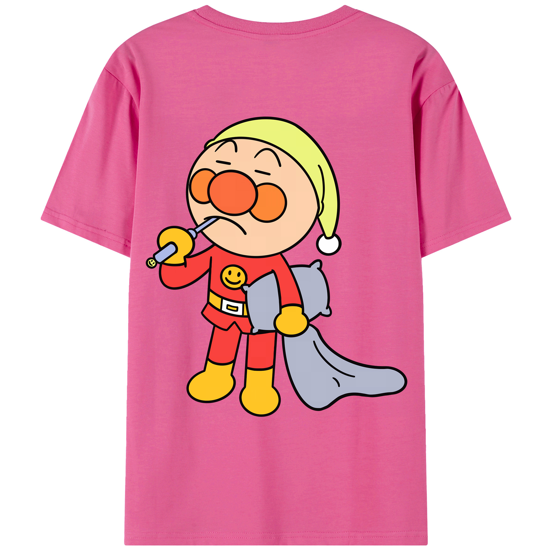 （画像用） アンパンマン Anpanman レディース半袖Tシャツ(バックプリント)