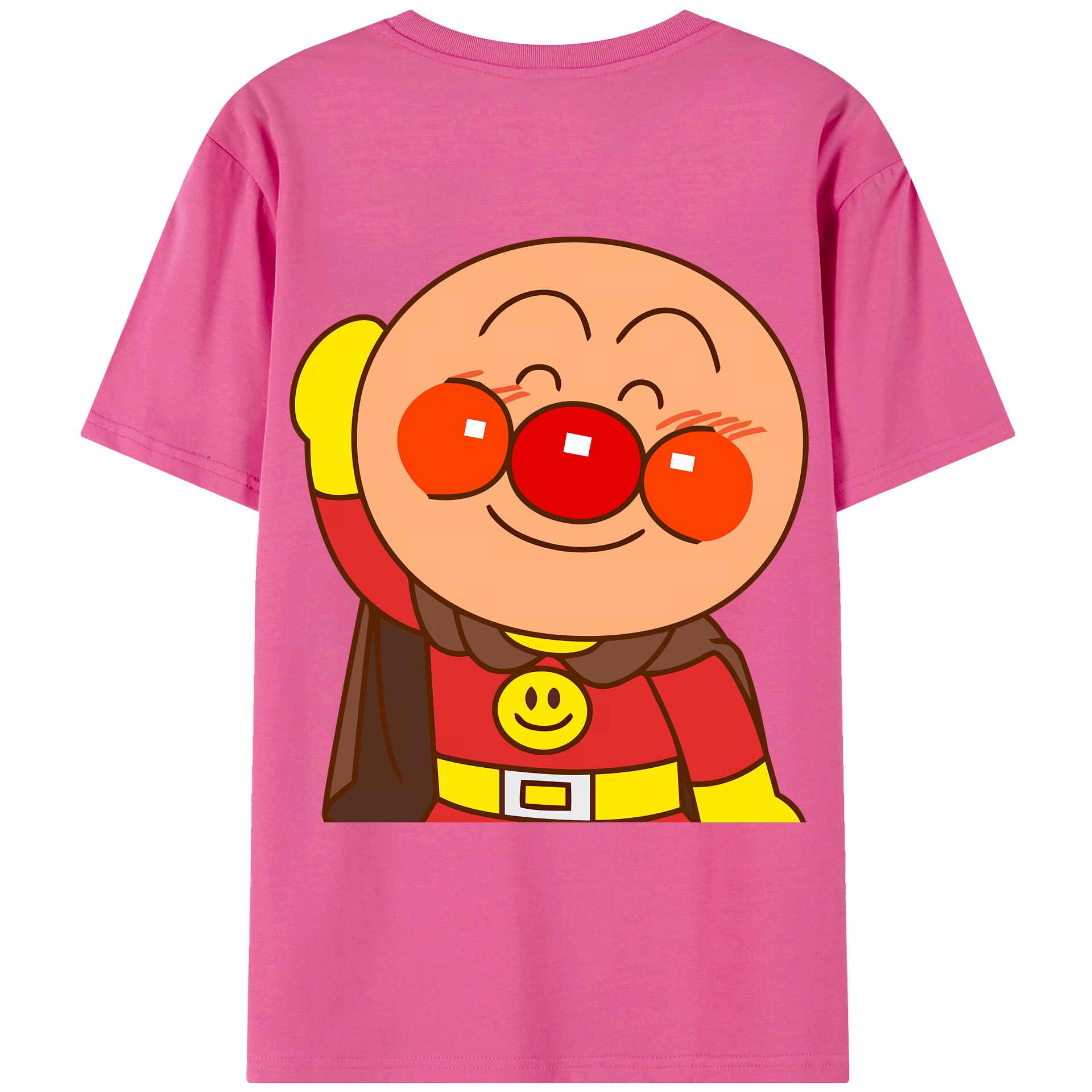 （画像用） アンパンマン Anpanman レディース半袖Tシャツ(バックプリント)
