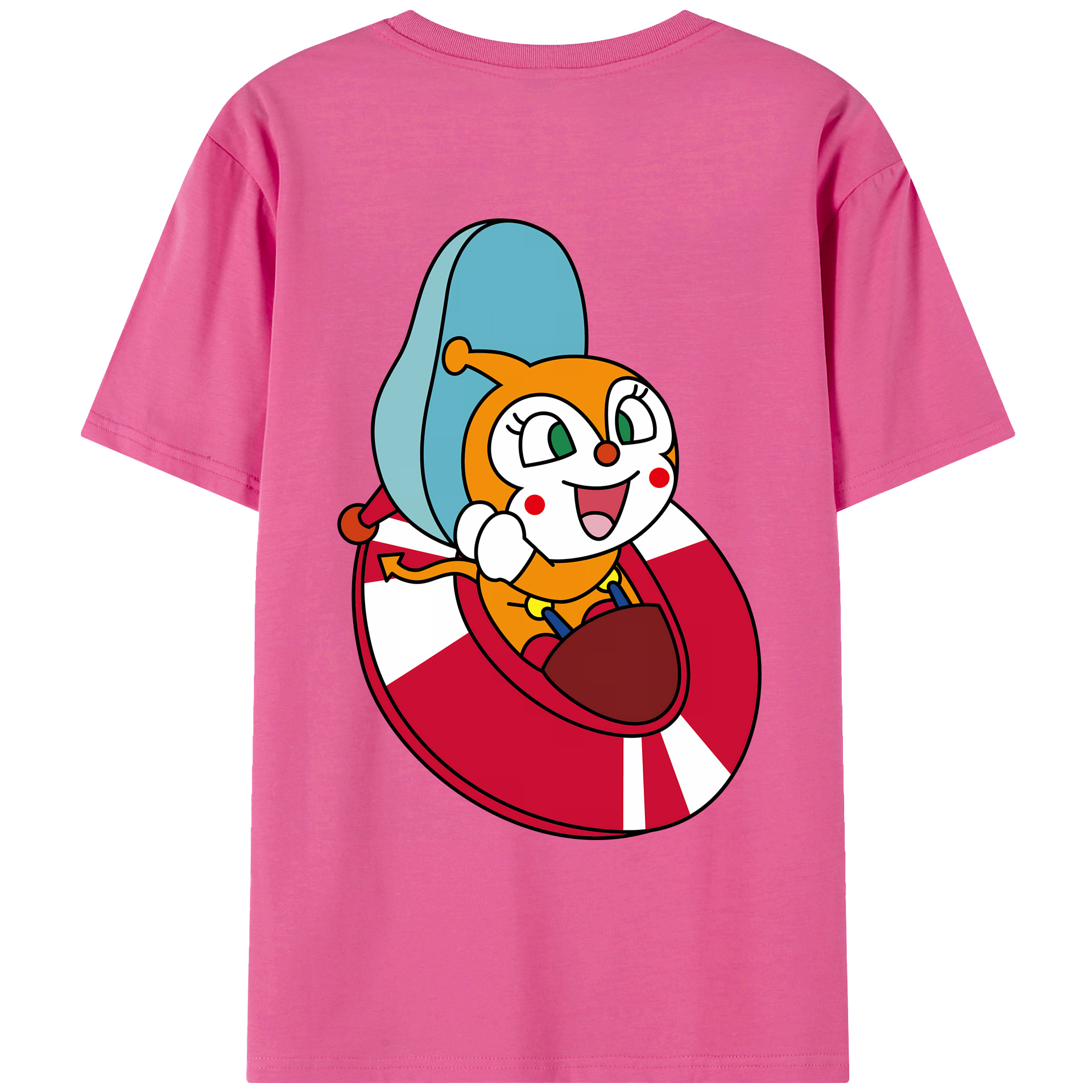 （画像用） アンパンマン Anpanman レディース半袖Tシャツ(バックプリント)