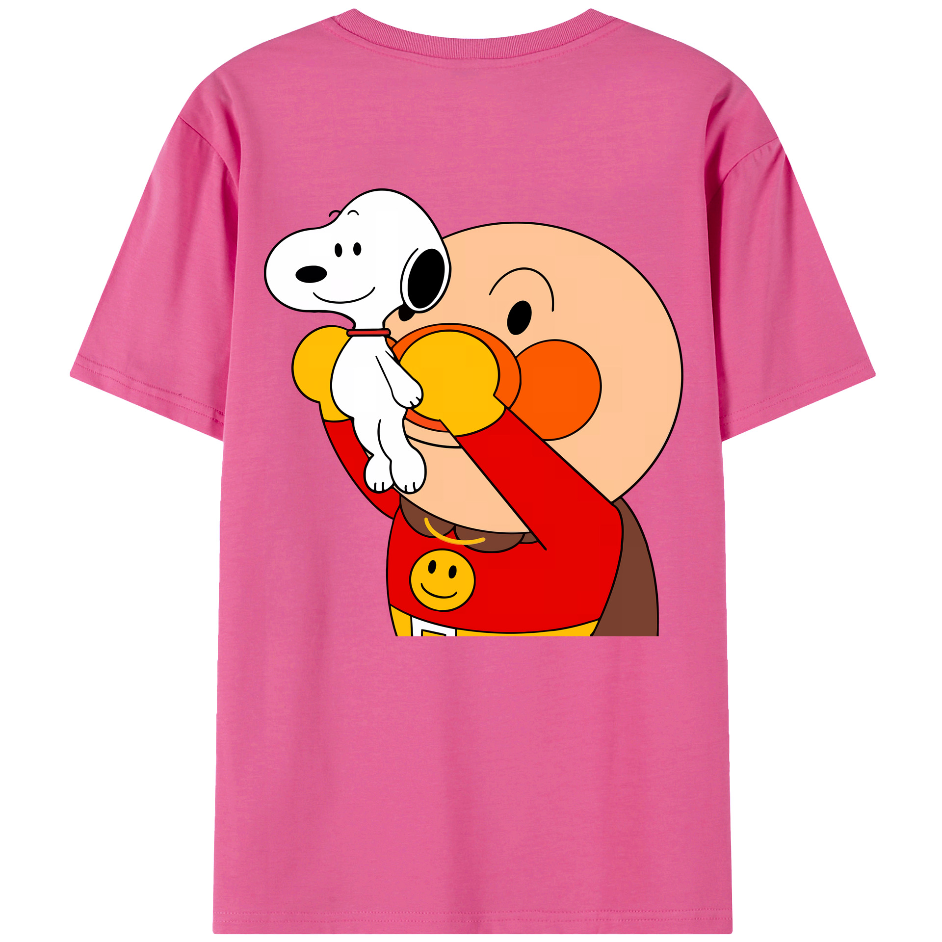 （画像用） アンパンマン Anpanman レディース半袖Tシャツ(バックプリント)
