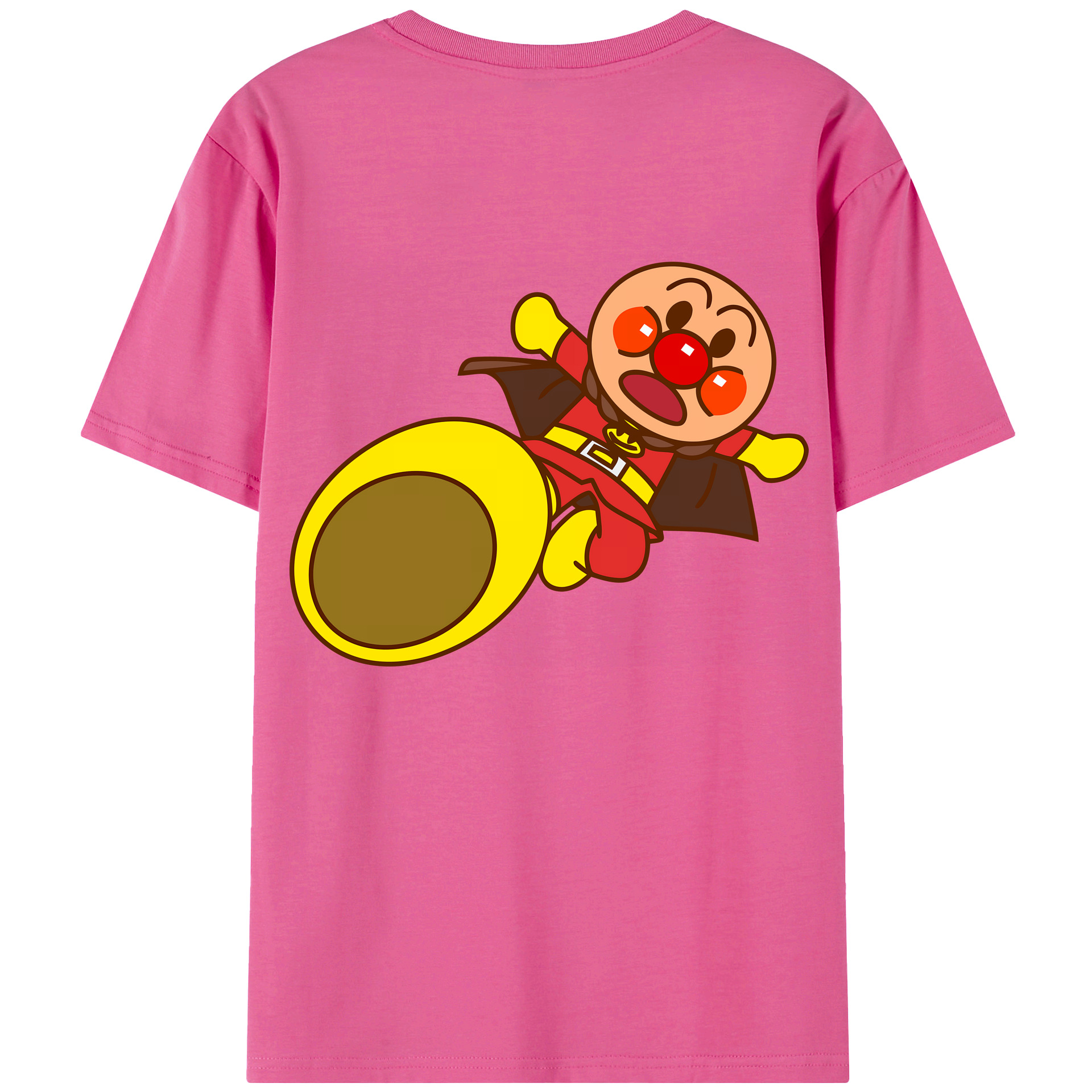 （画像用） アンパンマン Anpanman レディース半袖Tシャツ(バックプリント)