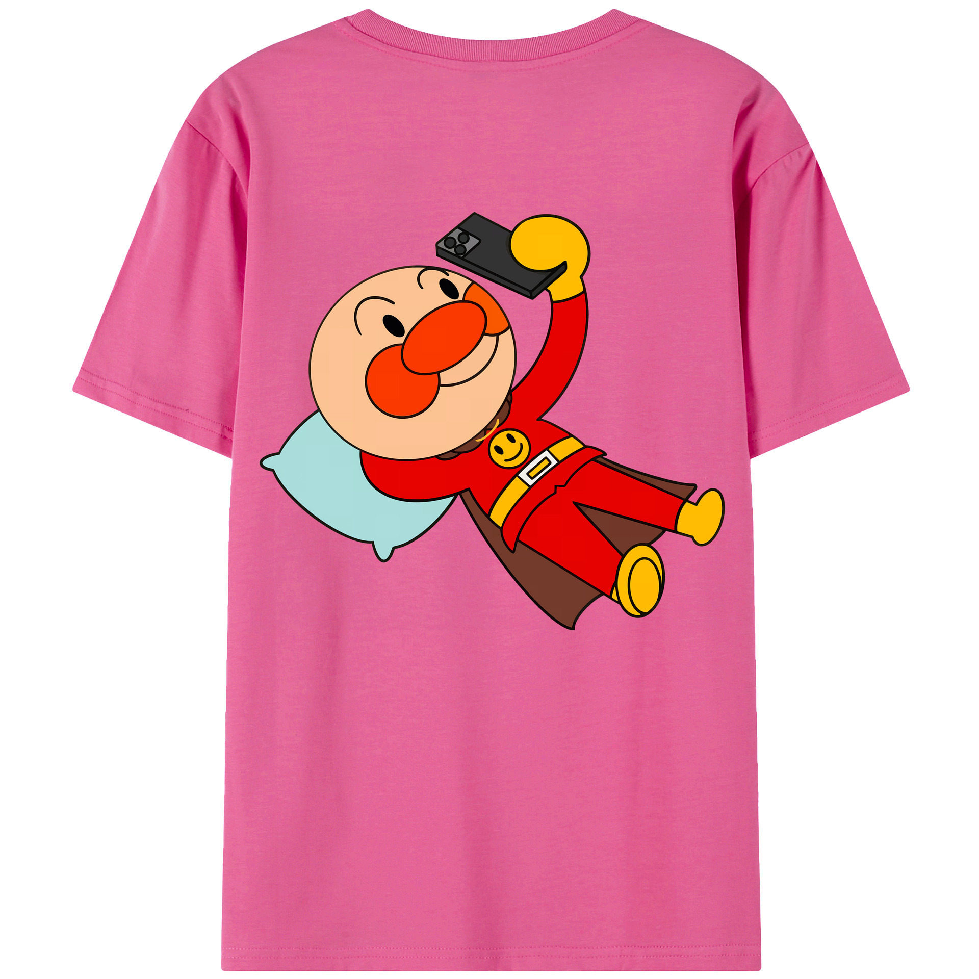 （画像用） アンパンマン Anpanman レディース半袖Tシャツ(バックプリント)