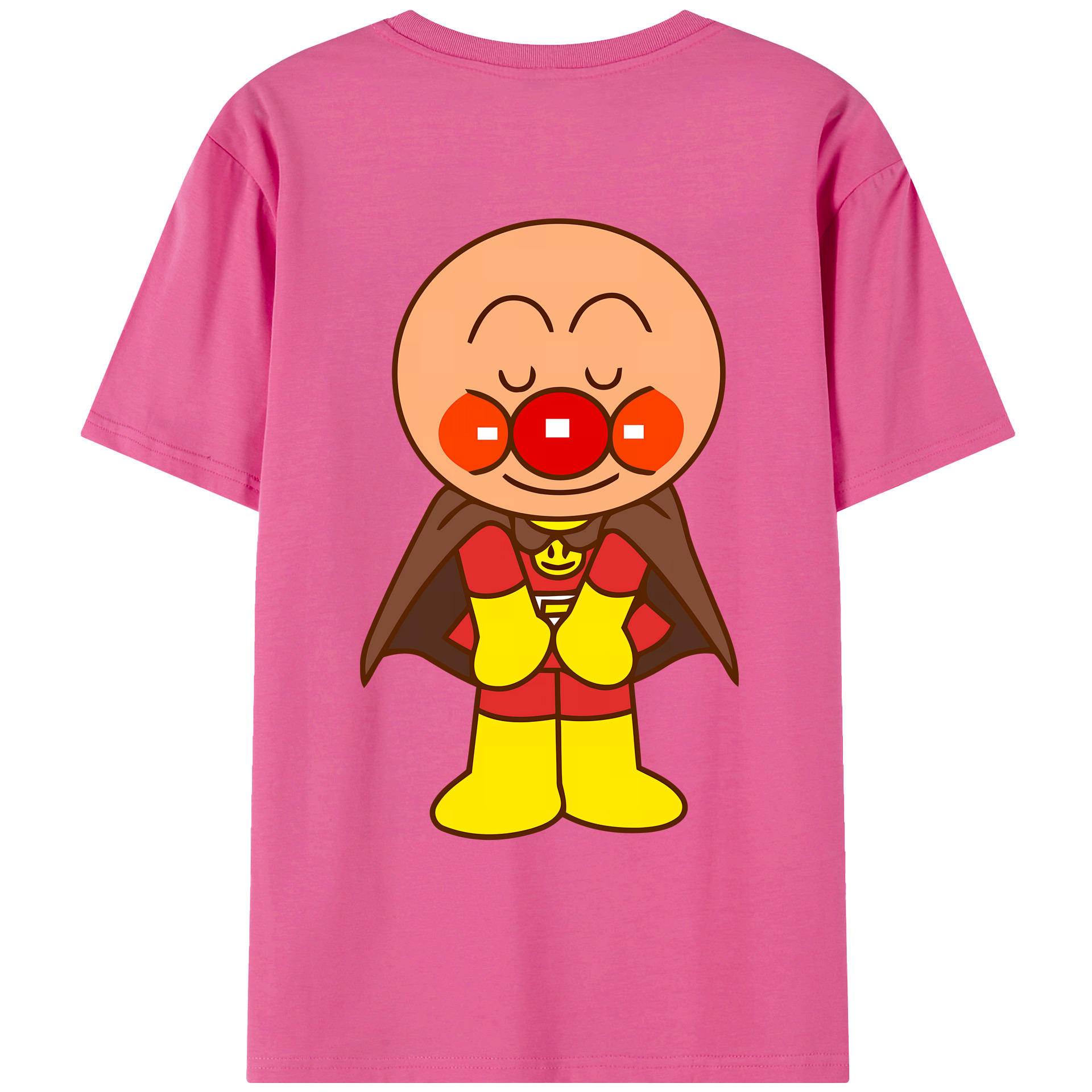 （画像用） アンパンマン Anpanman レディース半袖Tシャツ(バックプリント)