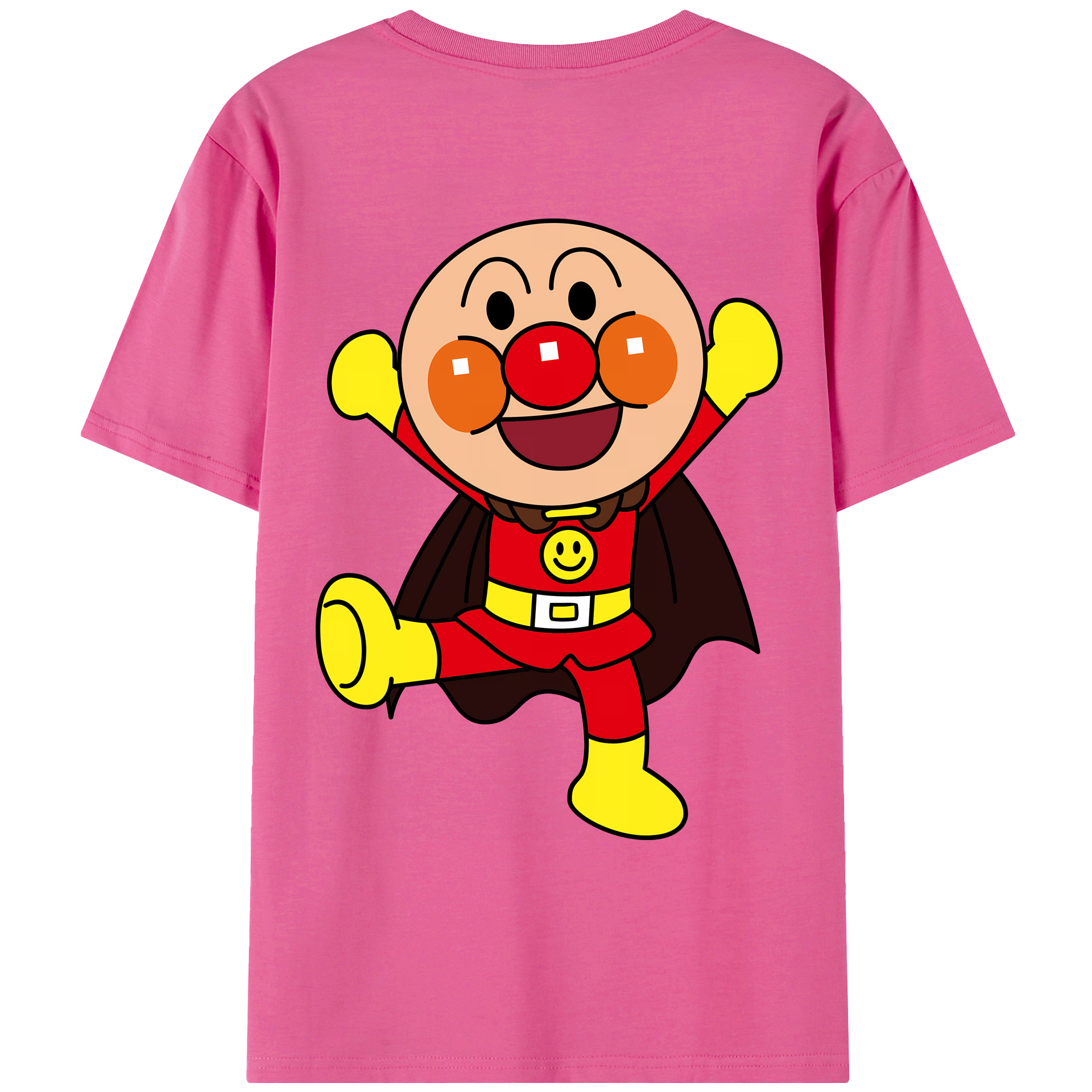 （画像用） アンパンマン Anpanman レディース半袖Tシャツ(バックプリント)