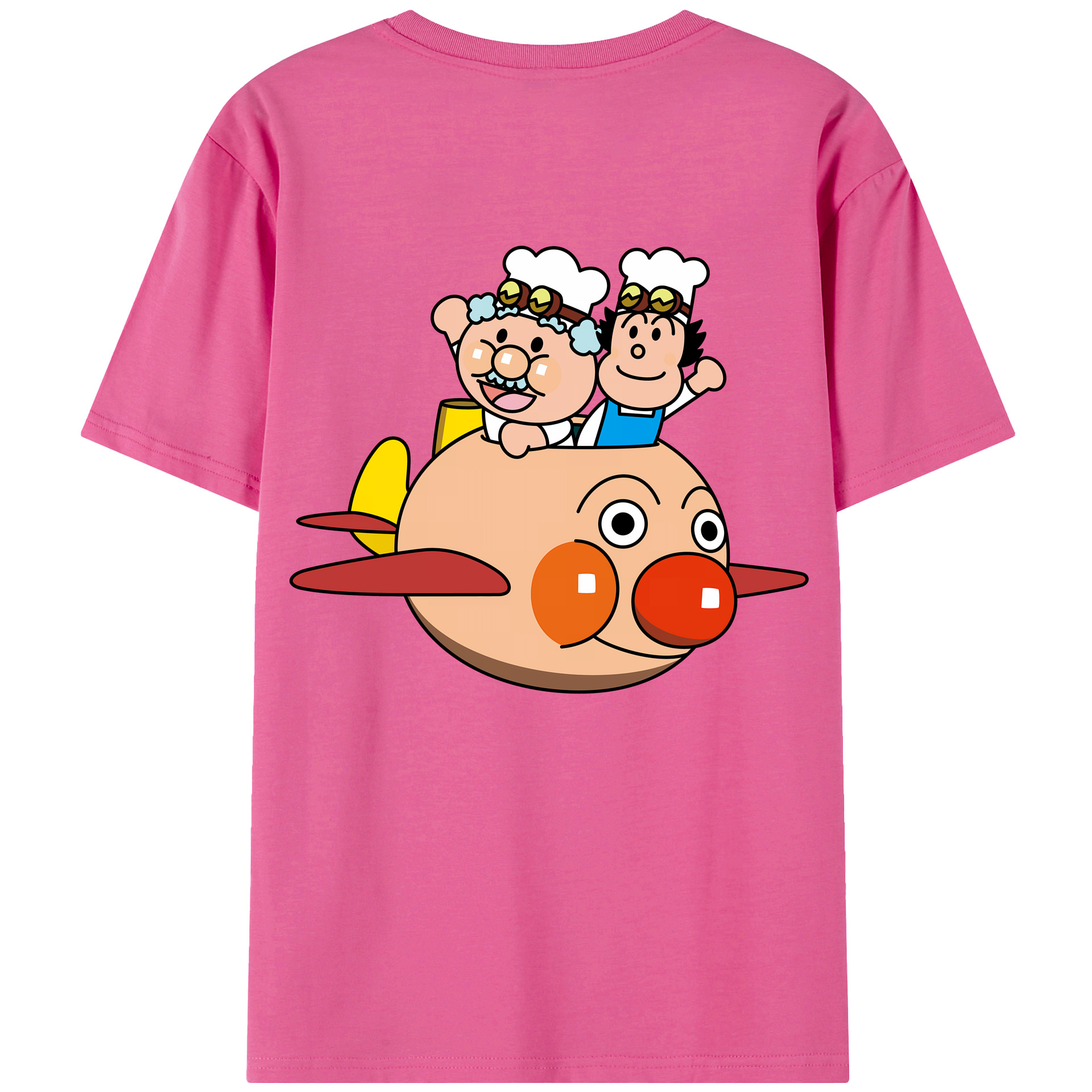 （画像用） アンパンマン Anpanman レディース半袖Tシャツ(バックプリント)