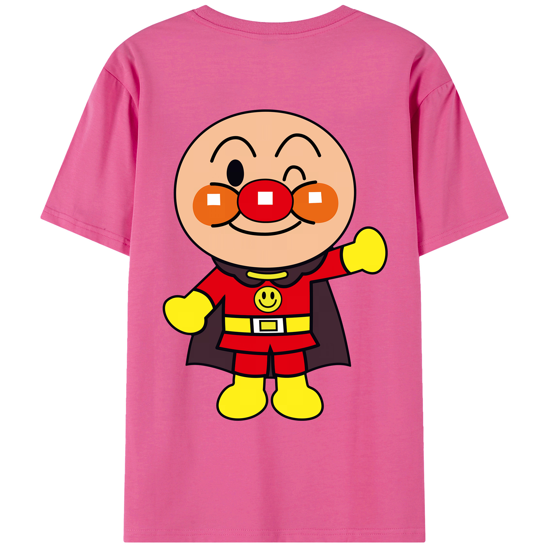 （画像用） アンパンマン Anpanman レディース半袖Tシャツ(バックプリント)