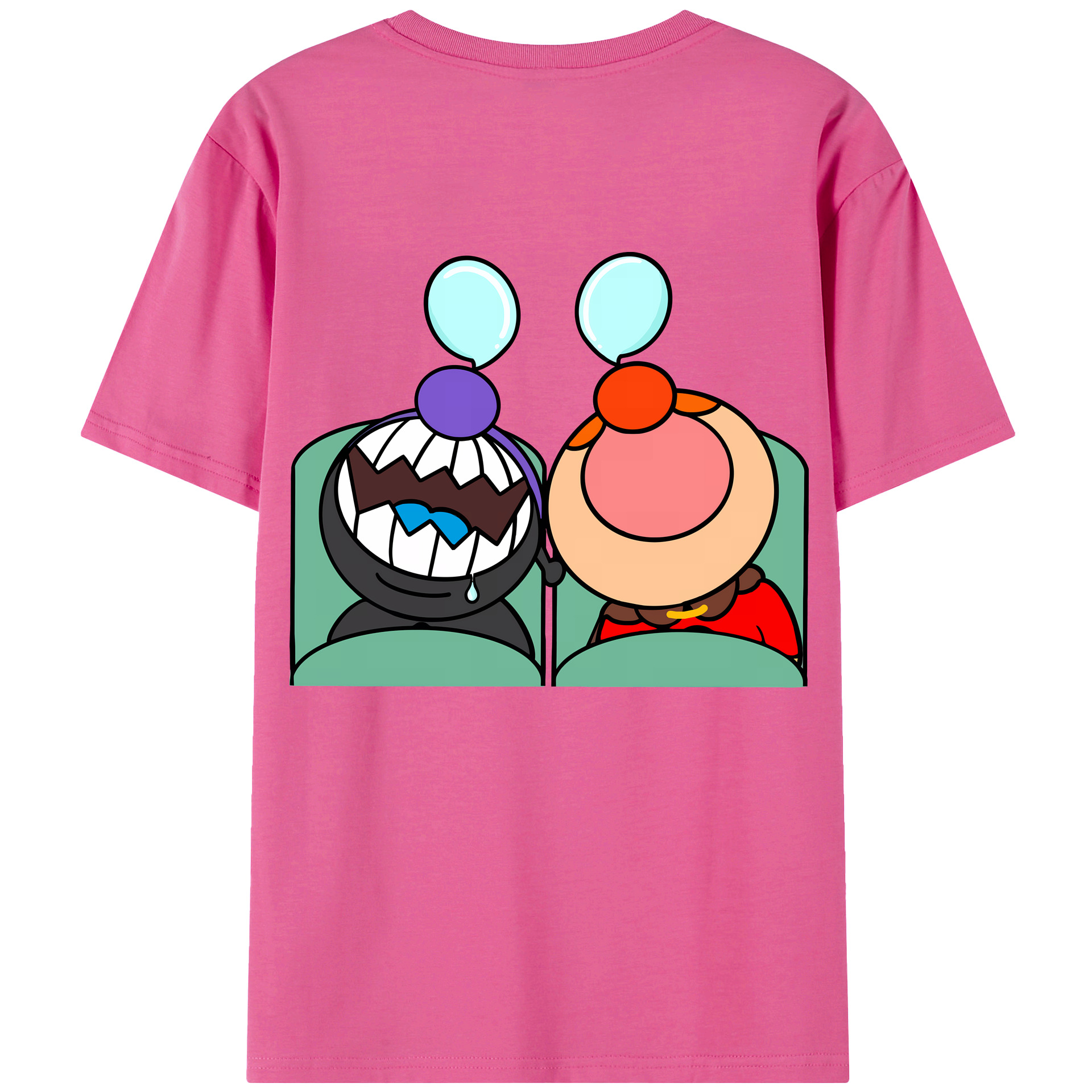 （画像用） アンパンマン Anpanman レディース半袖Tシャツ(バックプリント)