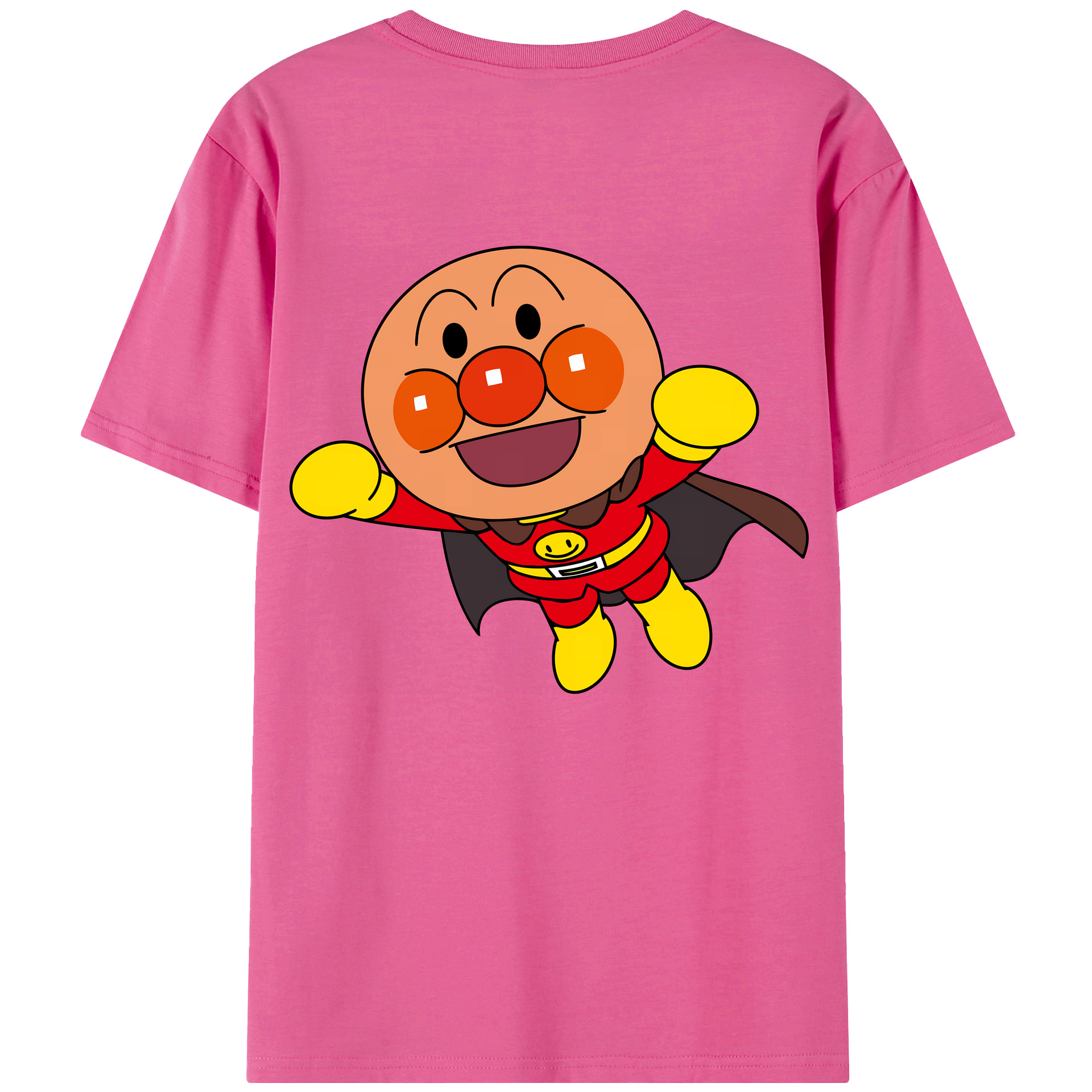 （画像用） アンパンマン Anpanman レディース半袖Tシャツ(バックプリント)