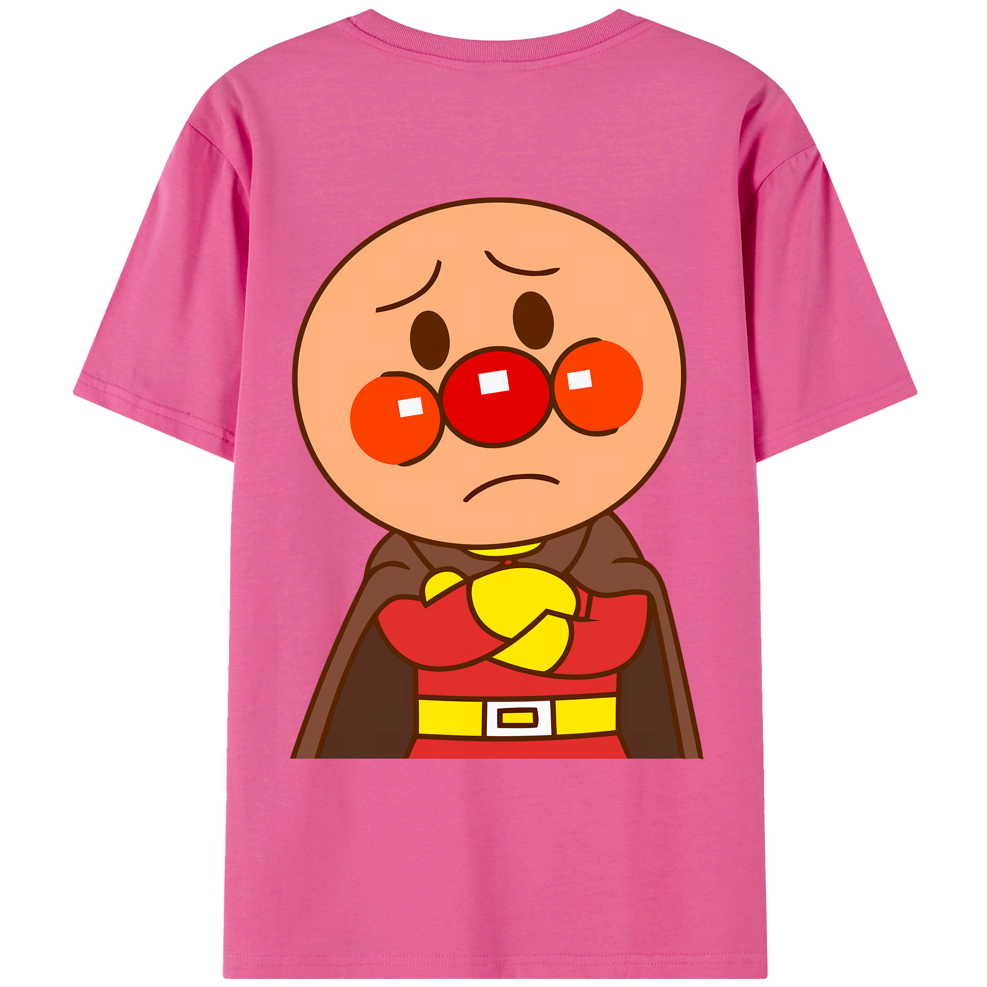 （画像用） アンパンマン Anpanman レディース半袖Tシャツ(バックプリント)