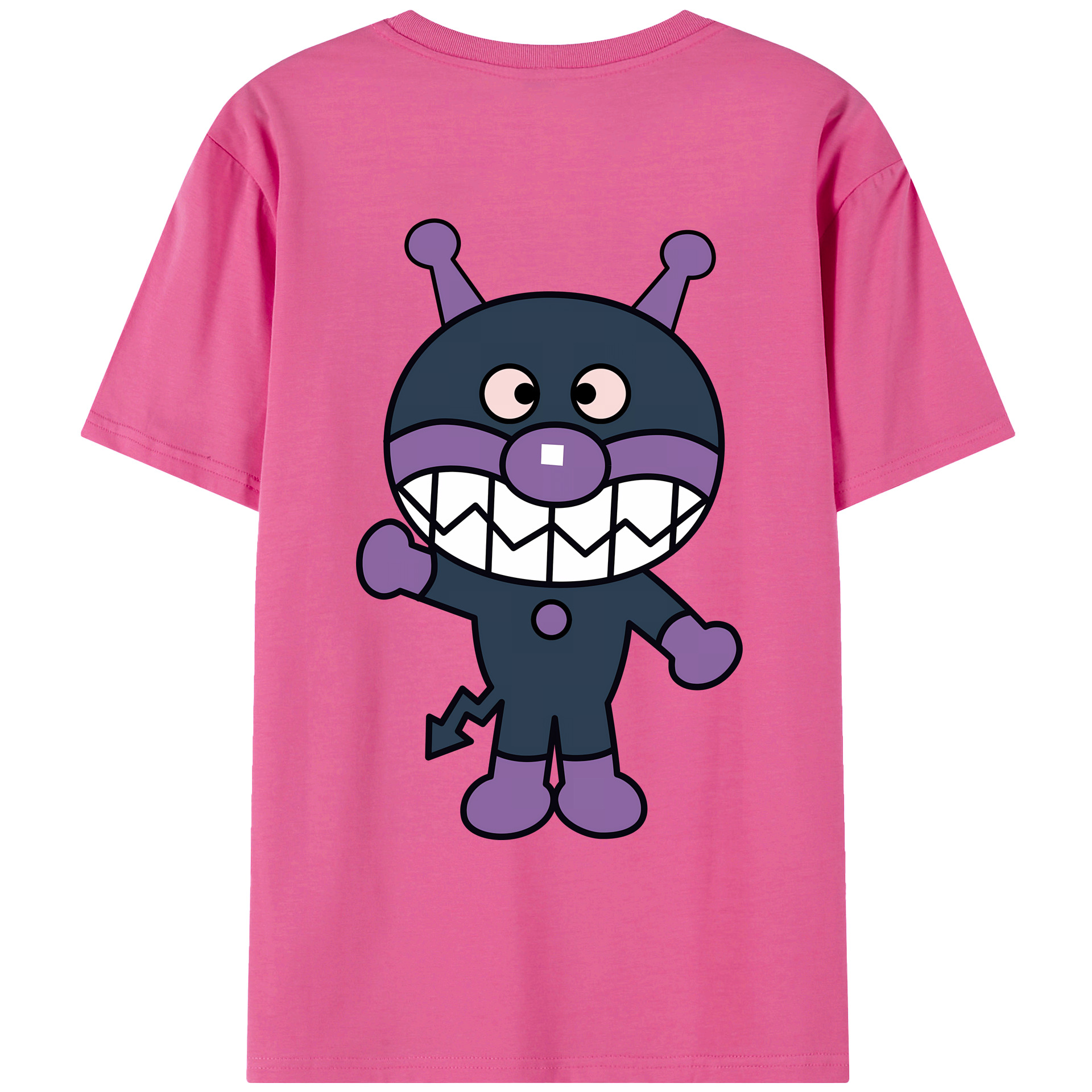 （画像用） アンパンマン Anpanman レディース半袖Tシャツ(バックプリント)