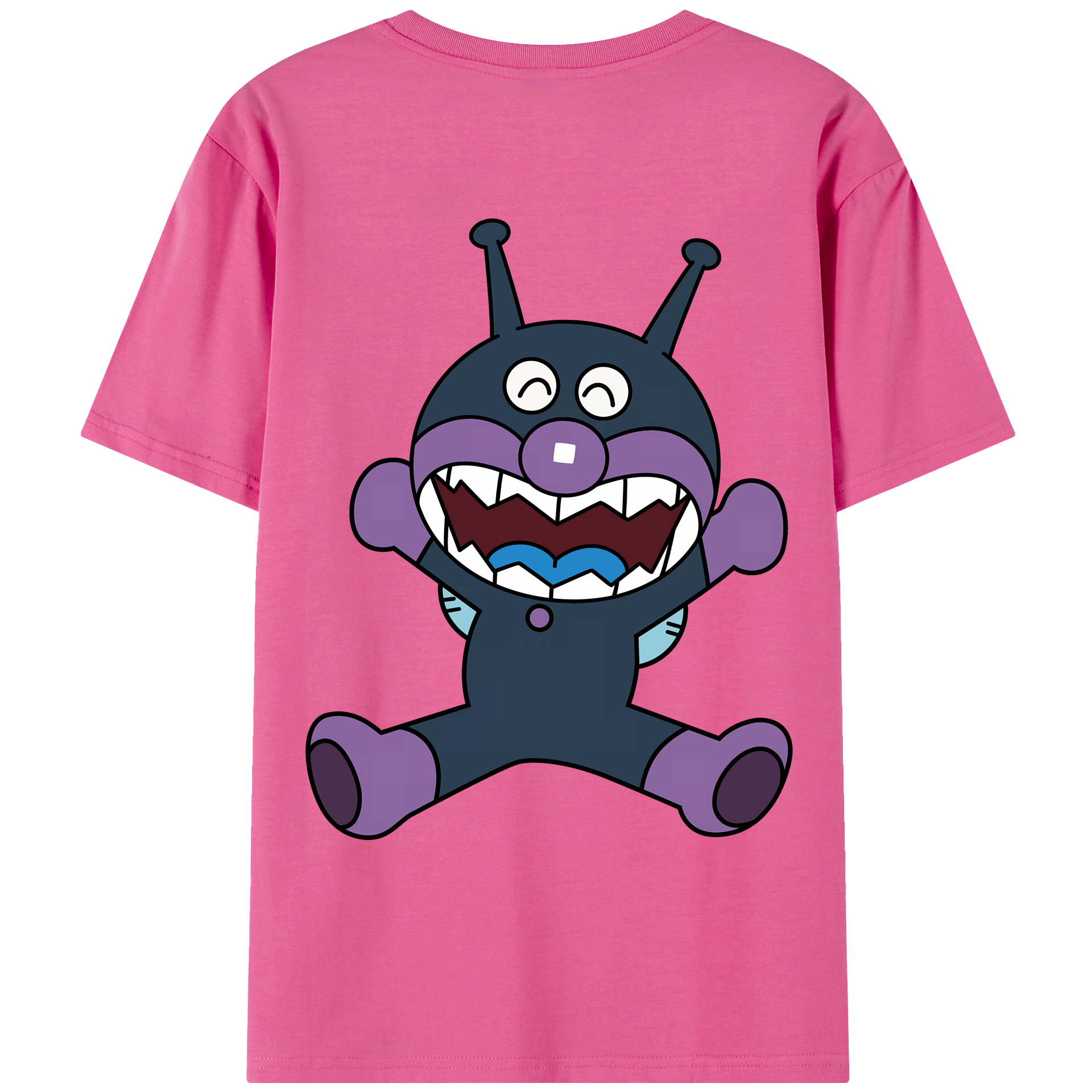 （画像用） アンパンマン Anpanman レディース半袖Tシャツ(バックプリント)
