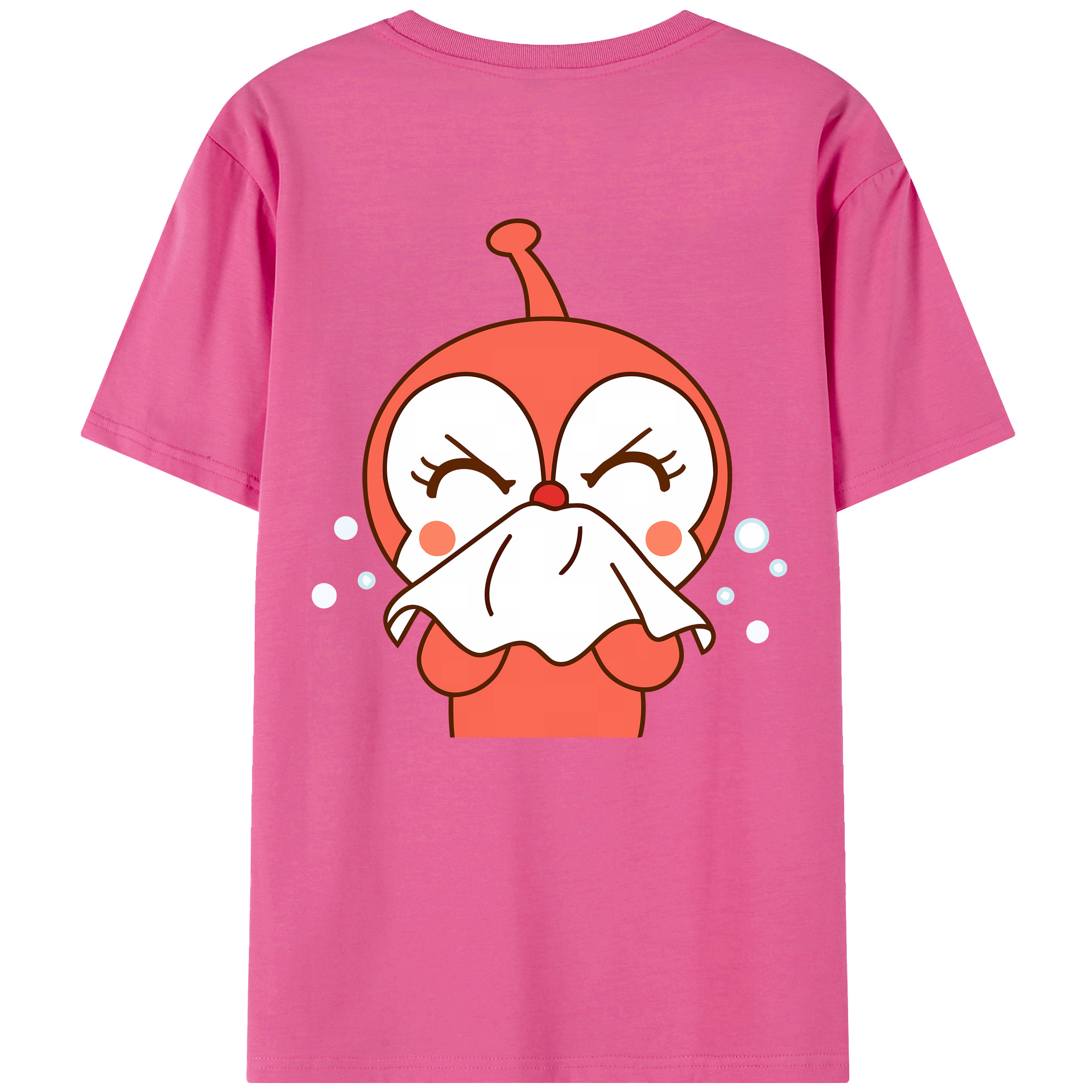 （画像用） アンパンマン Anpanman レディース半袖Tシャツ(バックプリント)