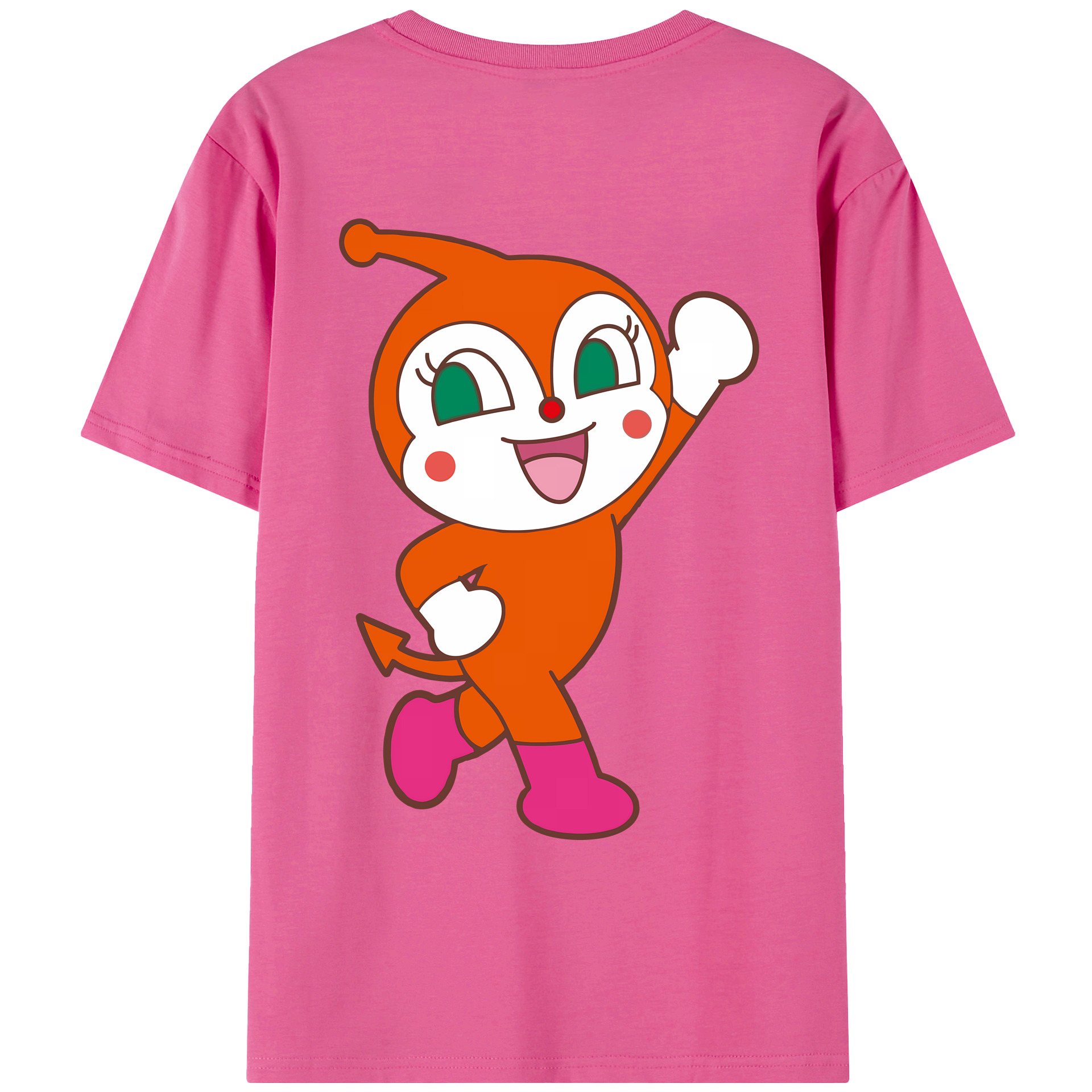 （画像用） アンパンマン Anpanman レディース半袖Tシャツ(バックプリント)
