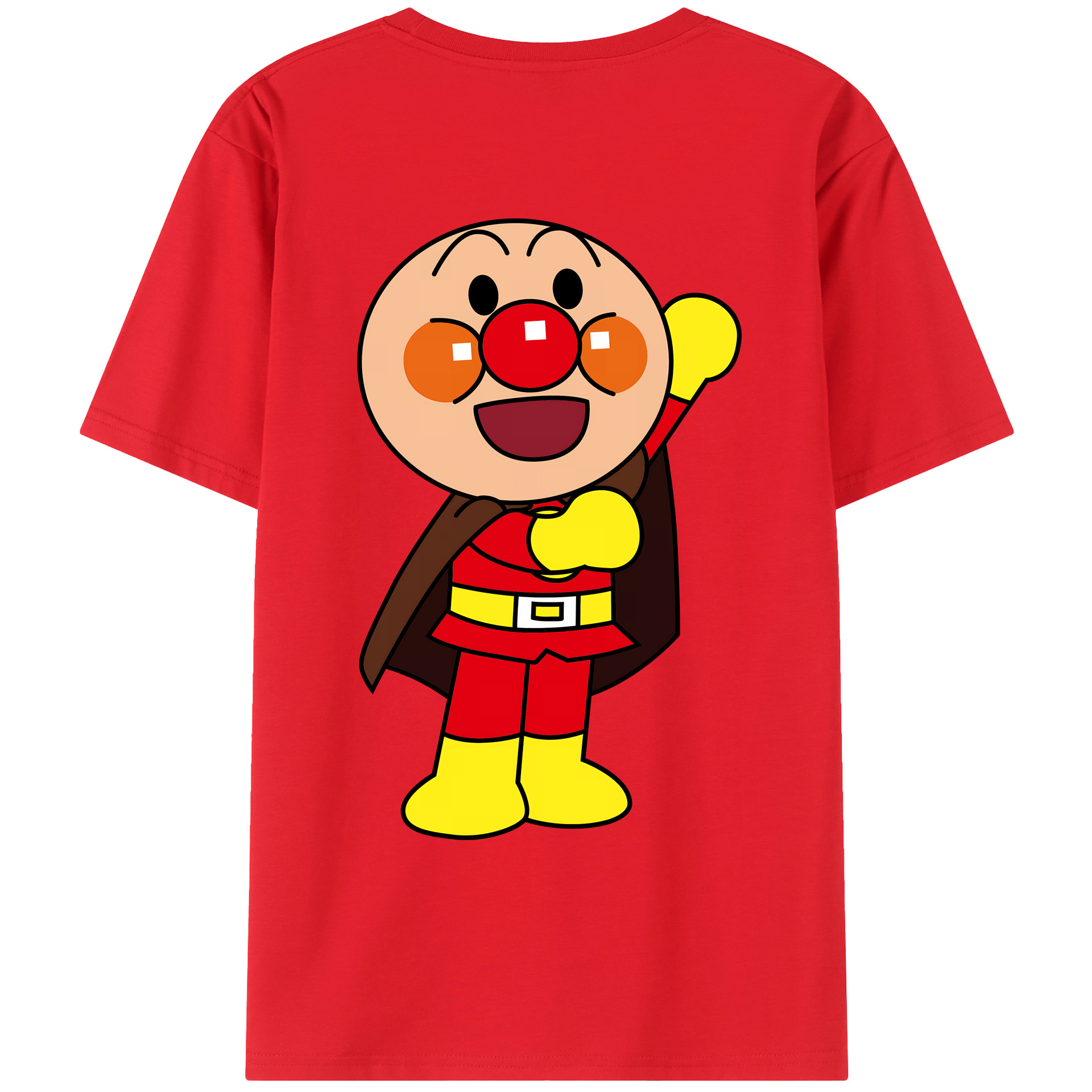 （画像用） アンパンマン Anpanman レディース半袖Tシャツ(バックプリント)