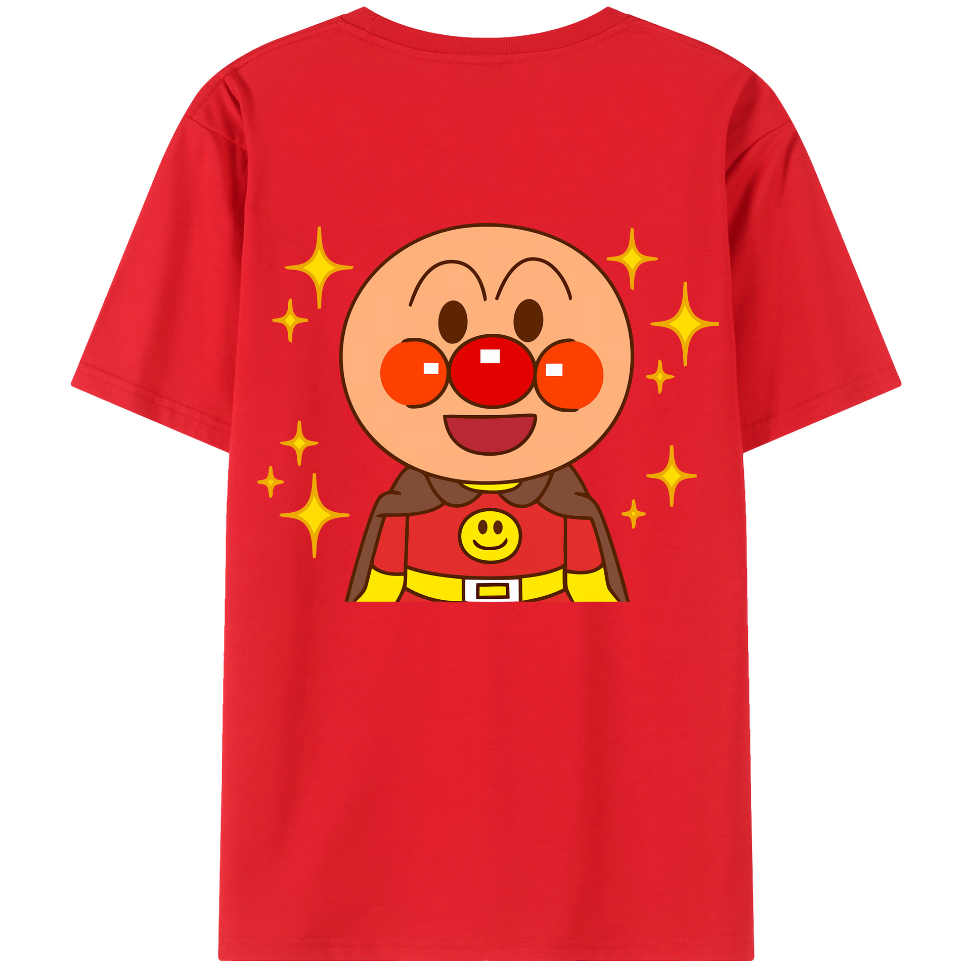 （画像用） アンパンマン Anpanman レディース半袖Tシャツ(バックプリント)