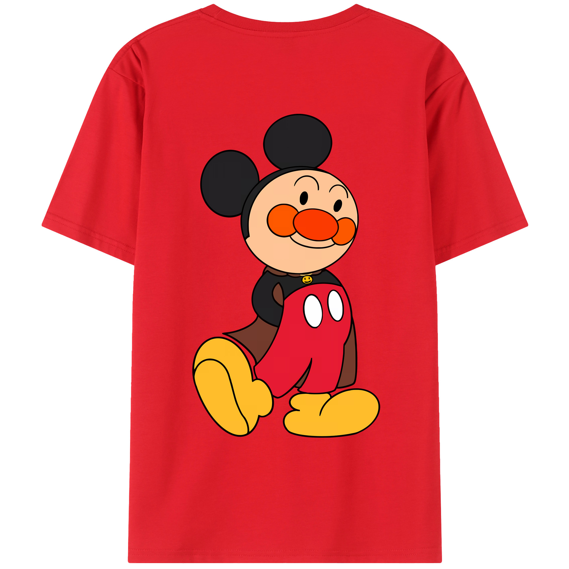 （画像用） アンパンマン Anpanman レディース半袖Tシャツ(バックプリント)
