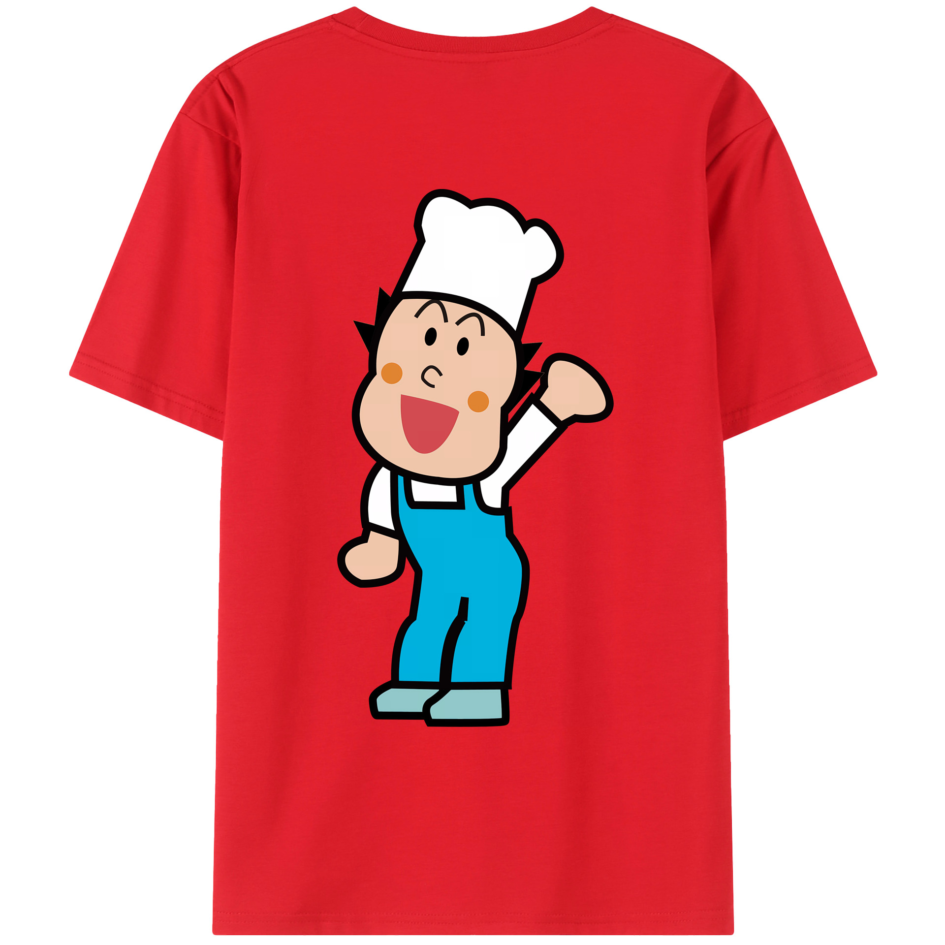 （画像用） アンパンマン Anpanman レディース半袖Tシャツ(バックプリント)