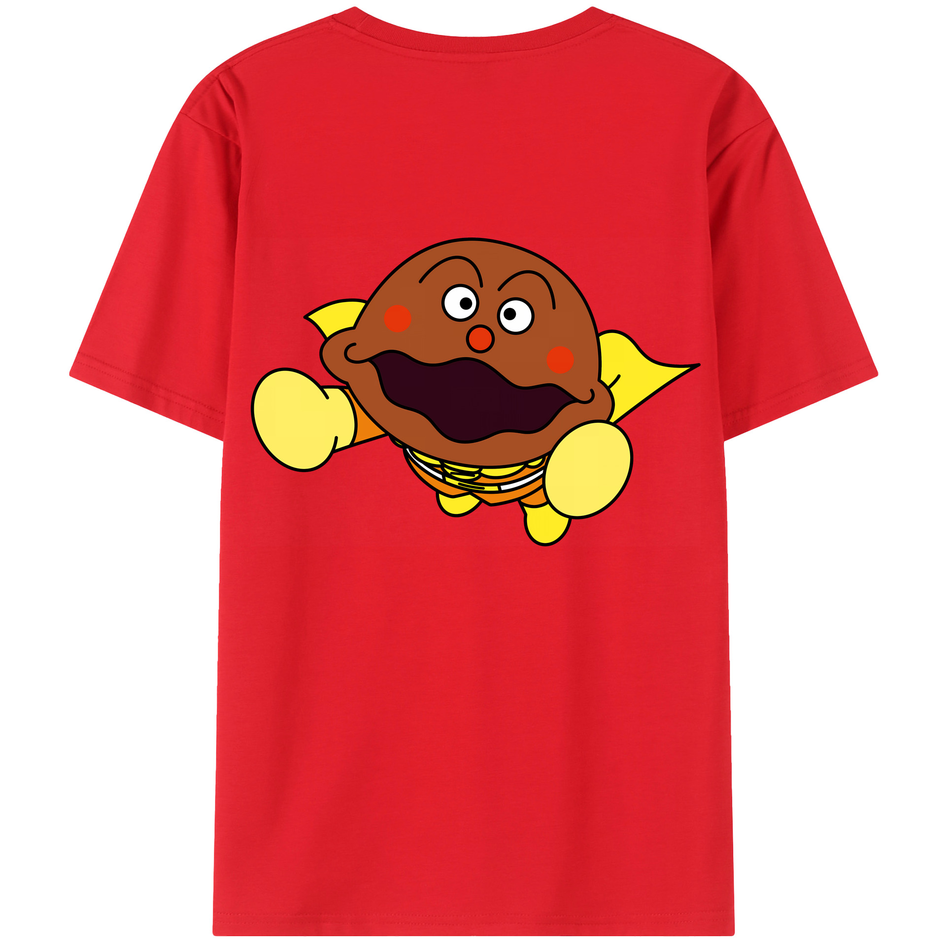 （画像用） アンパンマン Anpanman レディース半袖Tシャツ(バックプリント)