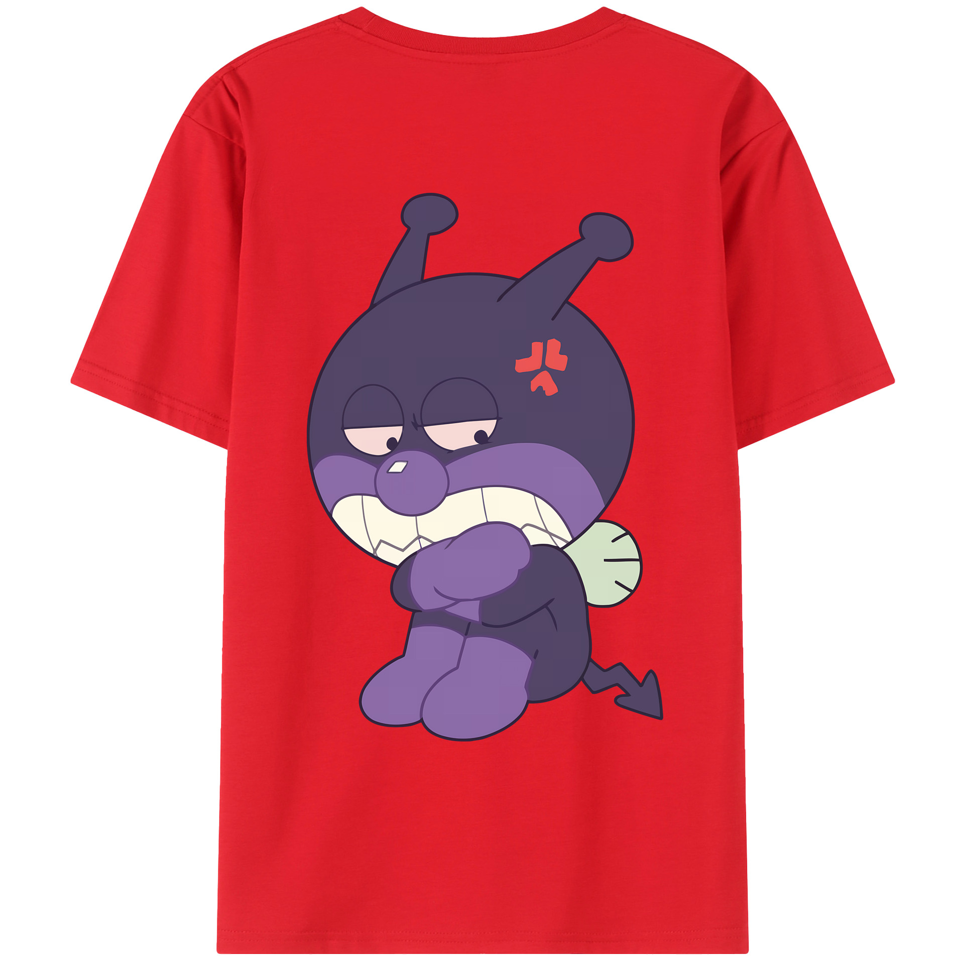 （画像用） アンパンマン Anpanman レディース半袖Tシャツ(バックプリント)