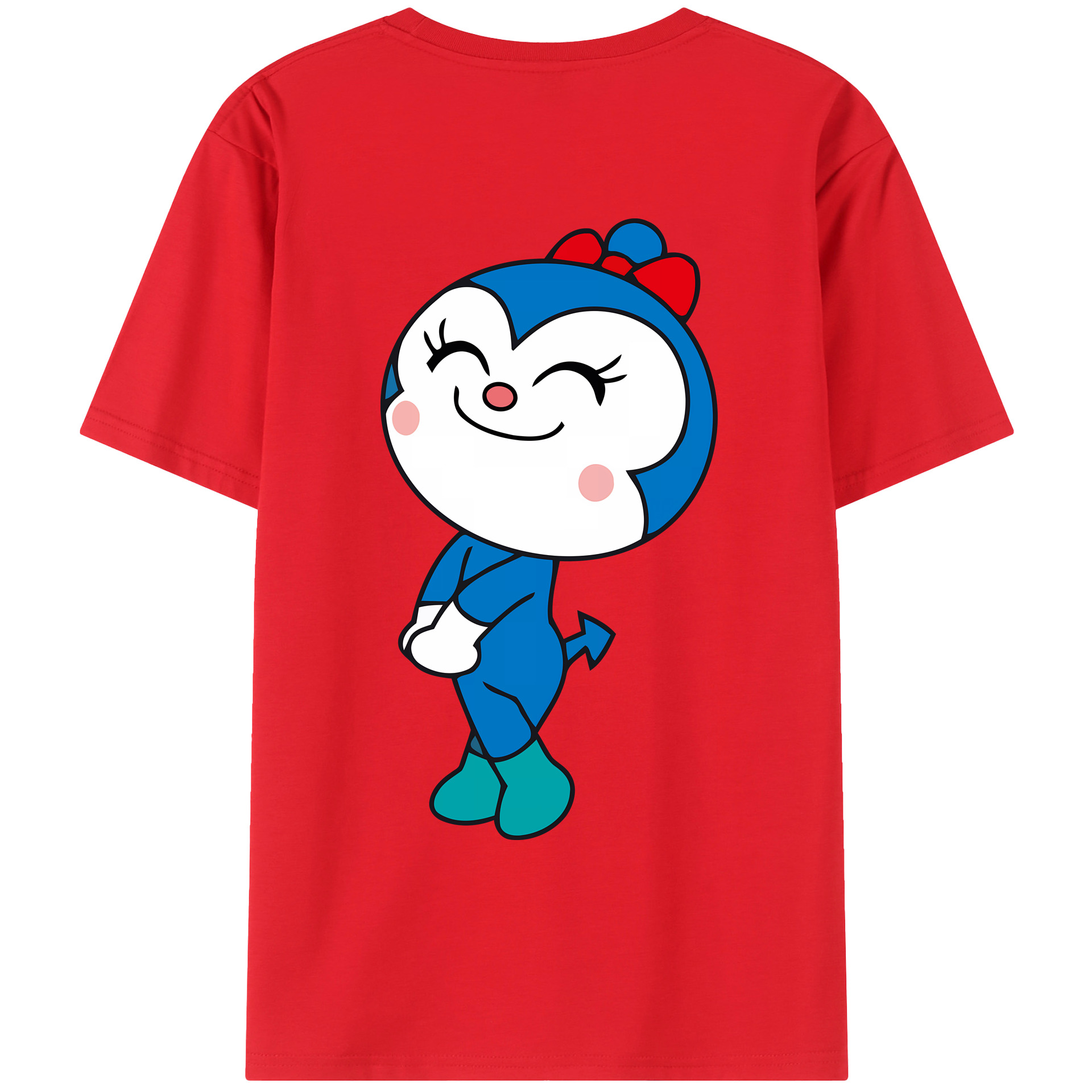 （画像用） アンパンマン Anpanman レディース半袖Tシャツ(バックプリント)