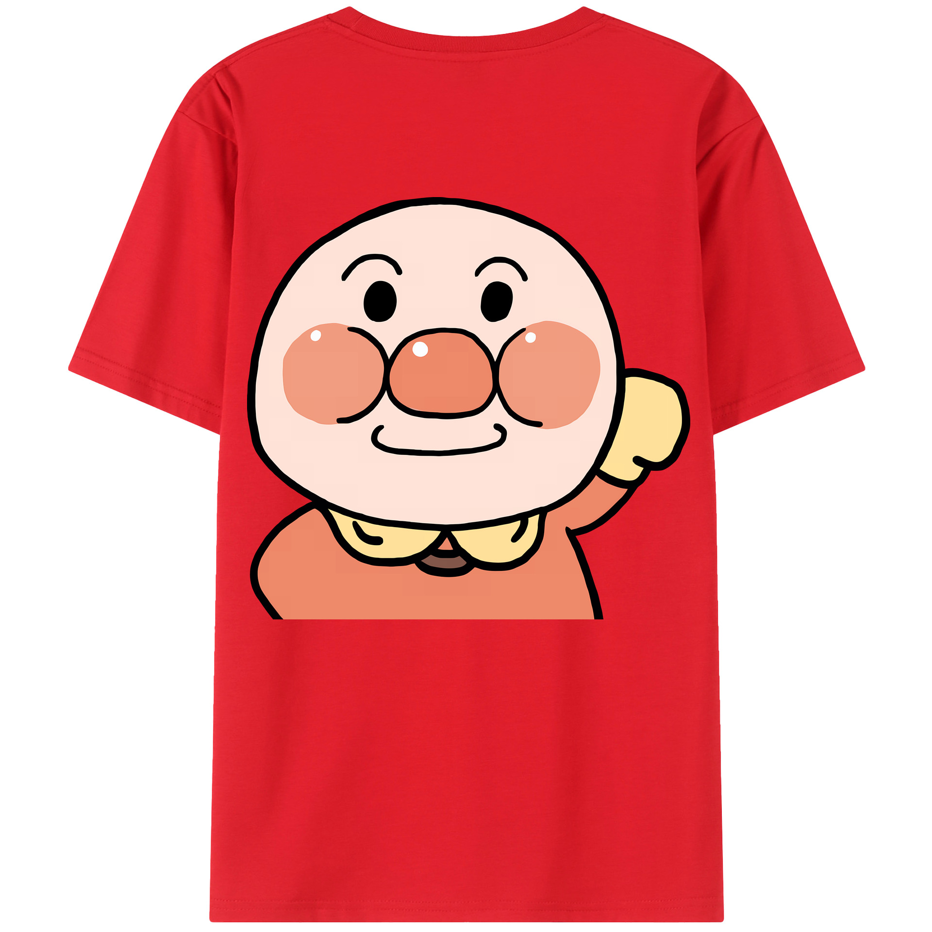 （画像用） アンパンマン Anpanman レディース半袖Tシャツ(バックプリント)