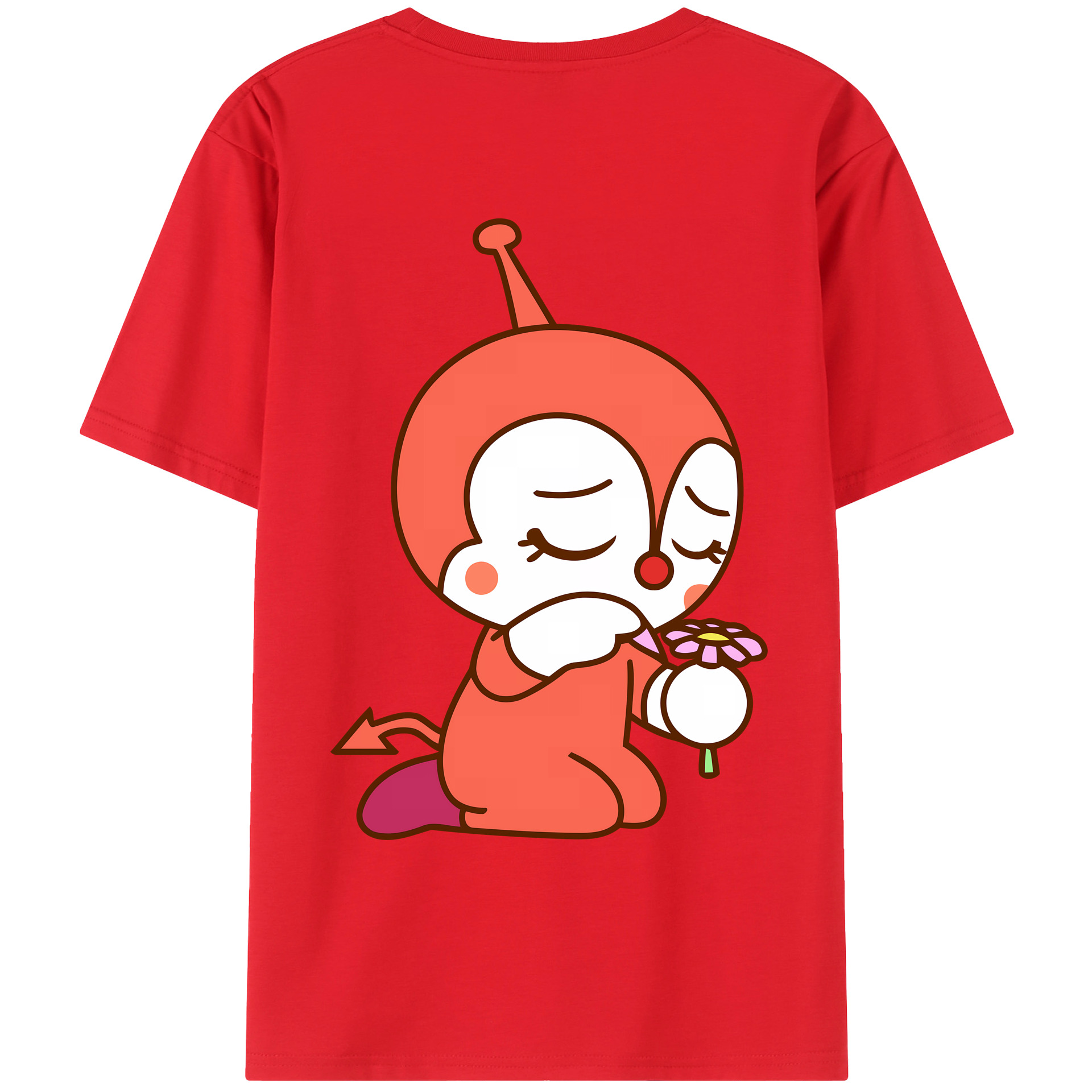 （画像用） アンパンマン Anpanman レディース半袖Tシャツ(バックプリント)