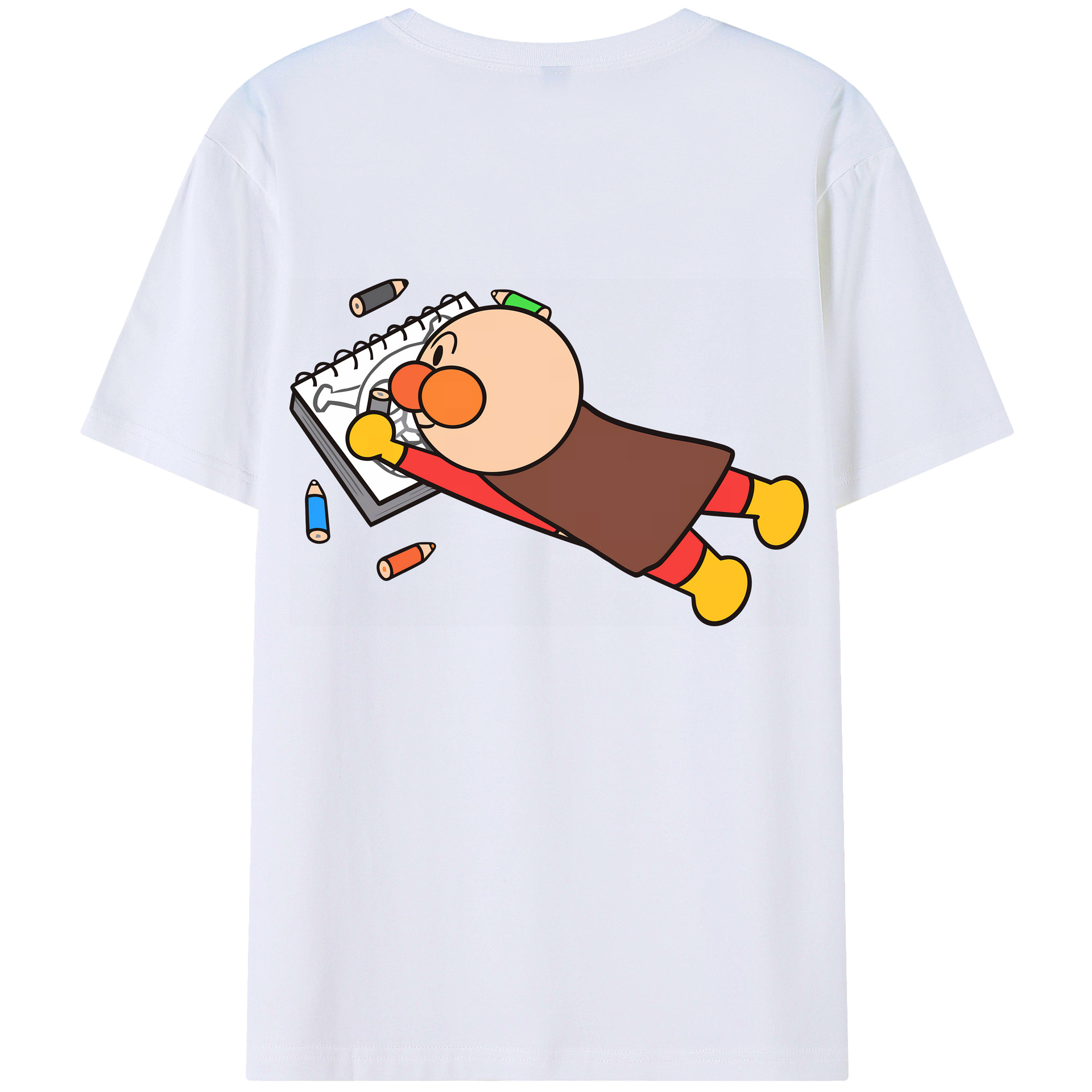 （画像用） アンパンマン Anpanman レディース半袖Tシャツ(バックプリント)