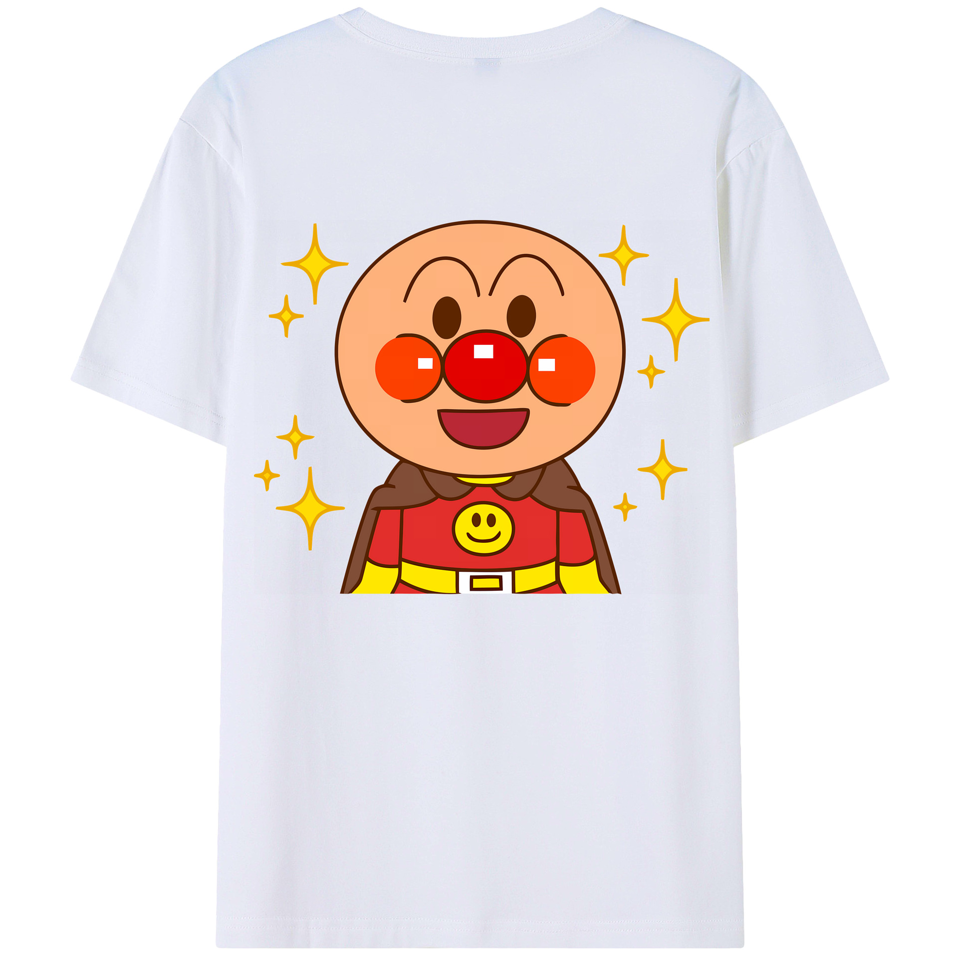 （画像用） アンパンマン Anpanman レディース半袖Tシャツ(バックプリント)