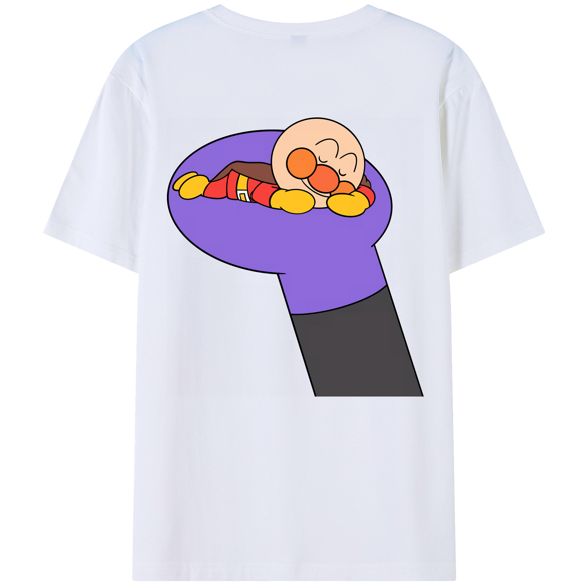 （画像用） アンパンマン Anpanman レディース半袖Tシャツ(バックプリント)