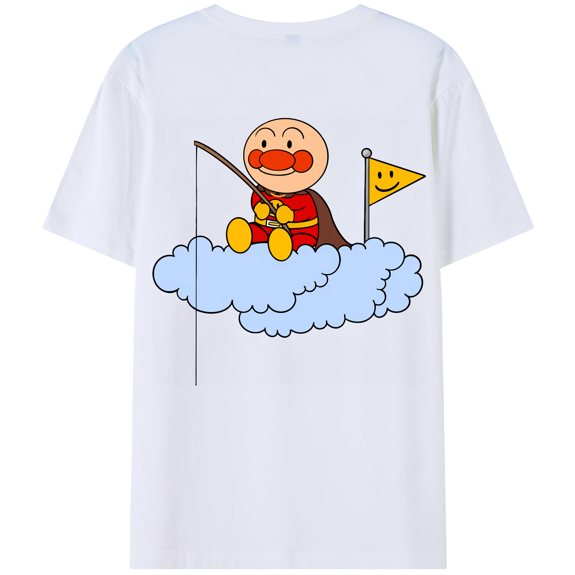 （画像用） アンパンマン Anpanman レディース半袖Tシャツ(バックプリント)