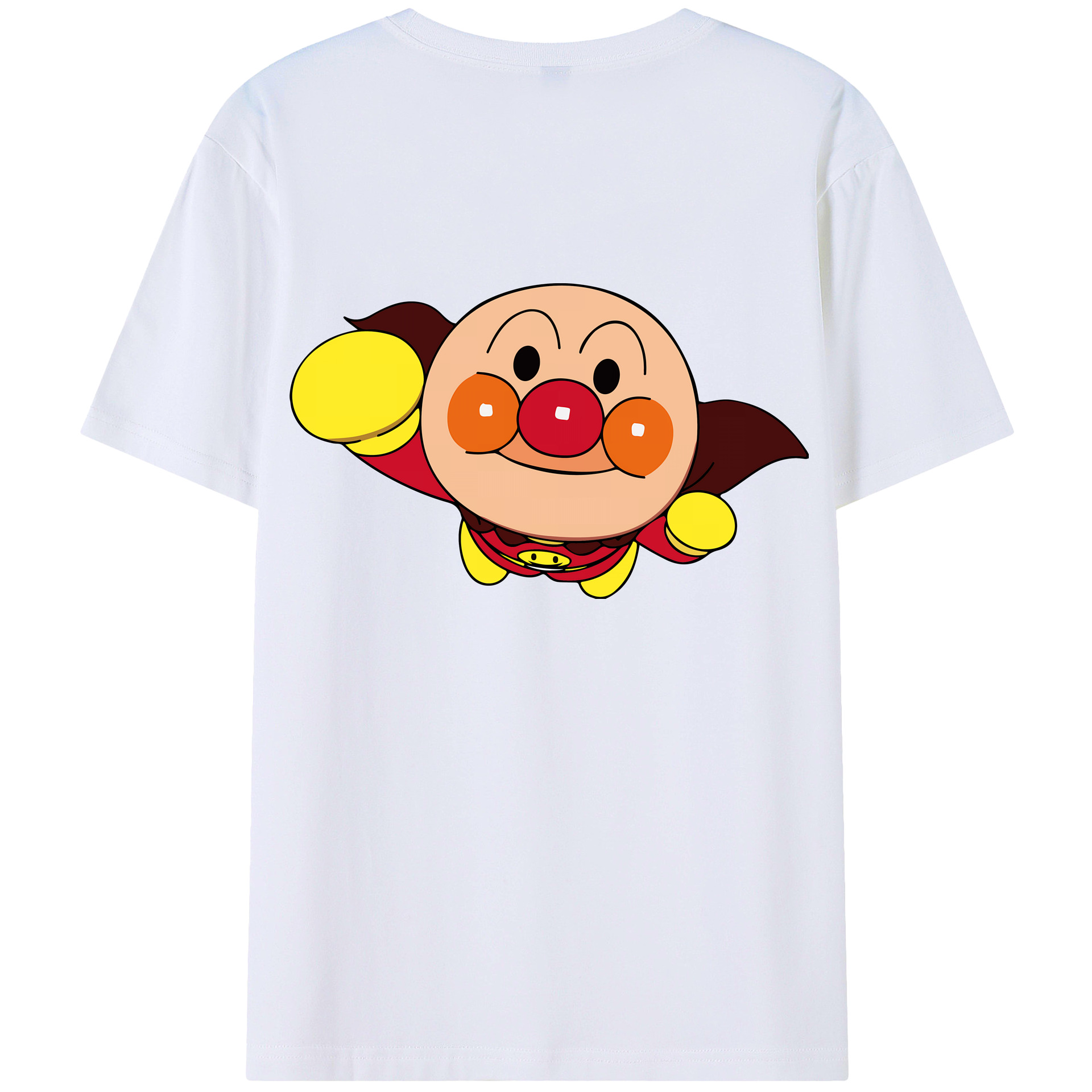 （画像用） アンパンマン Anpanman レディース半袖Tシャツ(バックプリント)