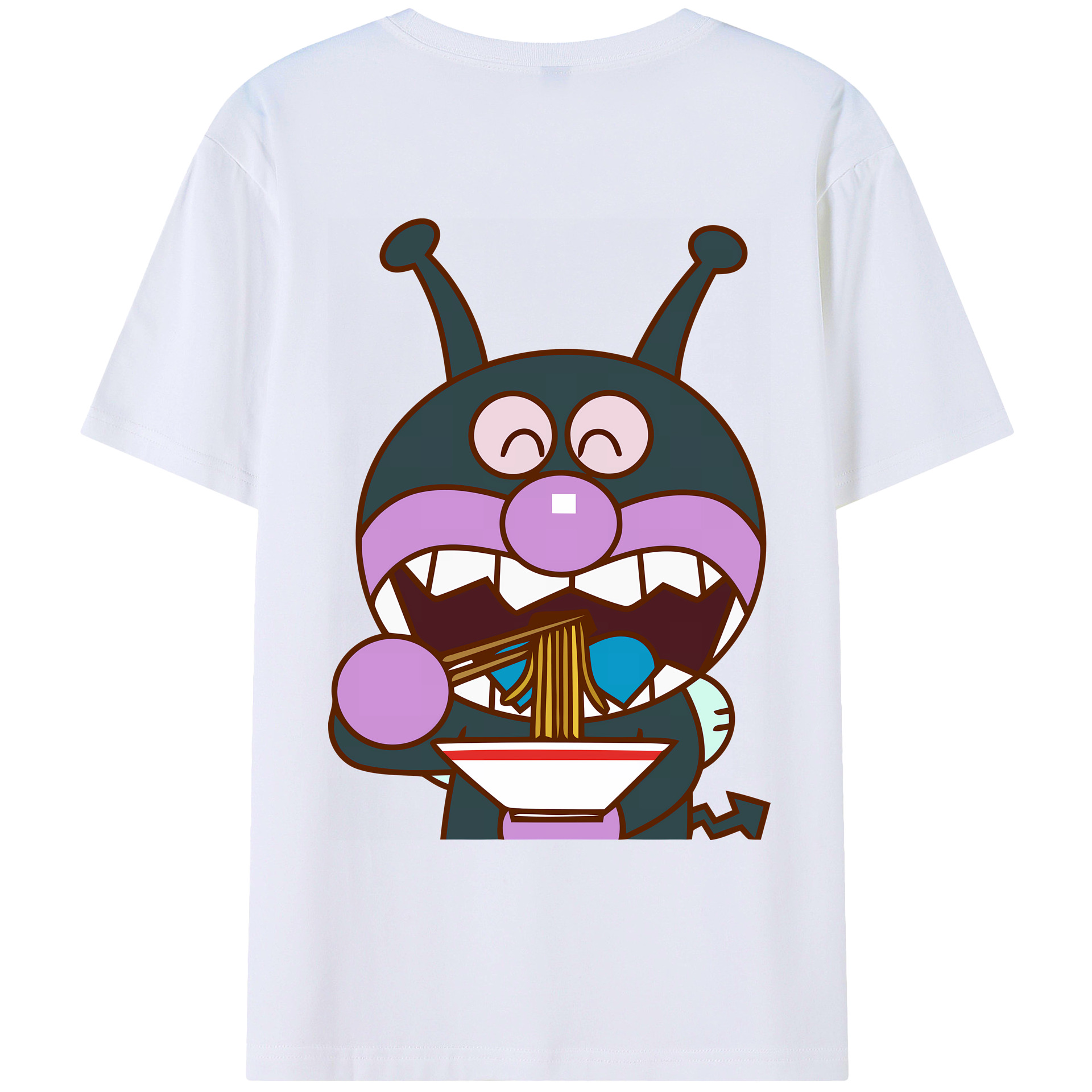 （画像用） アンパンマン Anpanman レディース半袖Tシャツ(バックプリント)