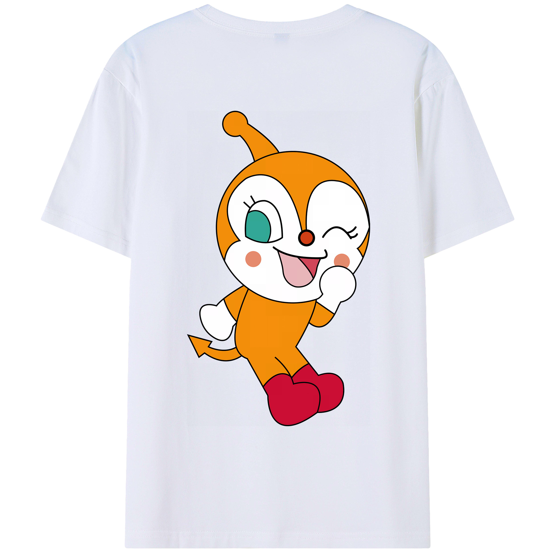 （画像用） アンパンマン Anpanman レディース半袖Tシャツ(バックプリント)