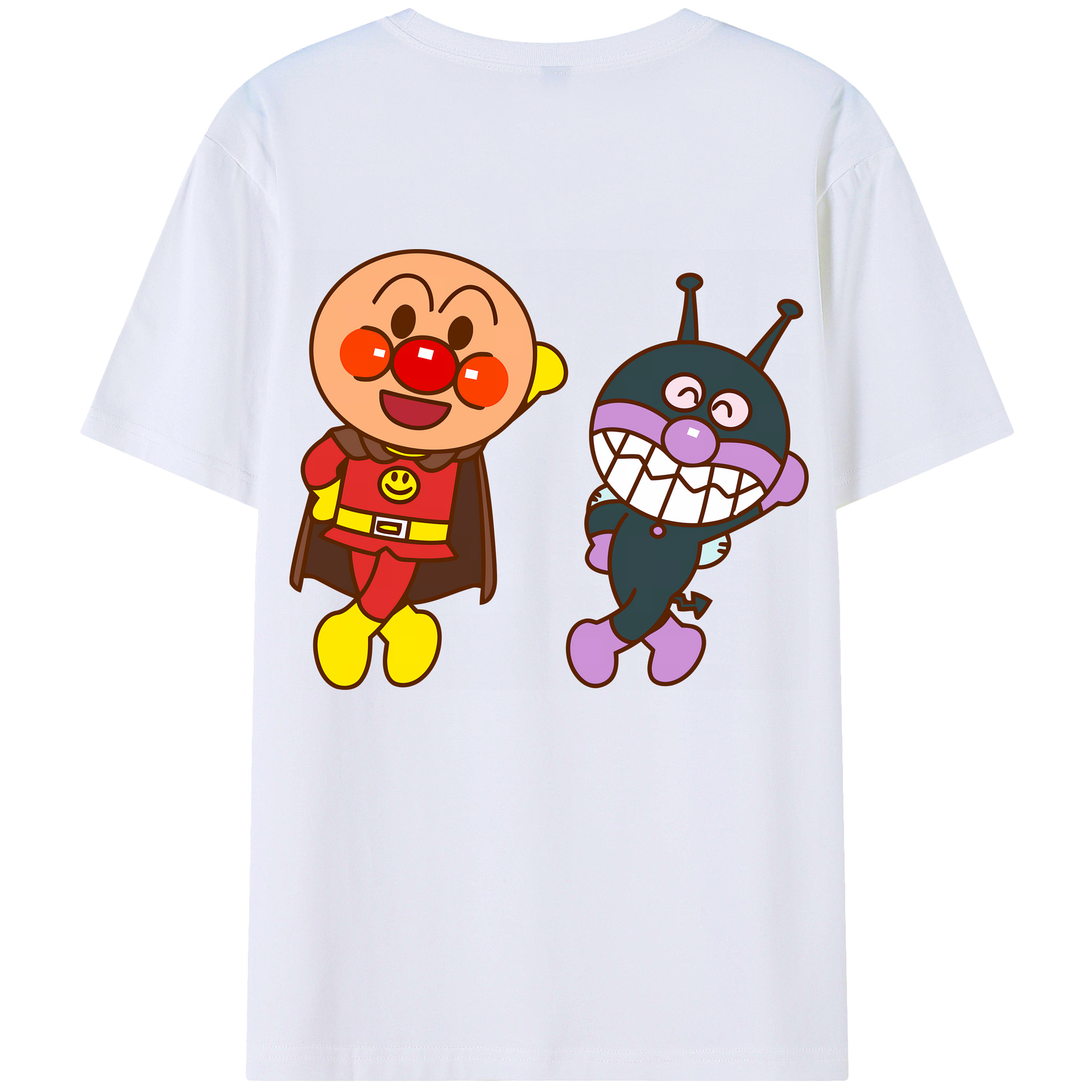 （画像用） アンパンマン Anpanman レディース半袖Tシャツ(バックプリント)