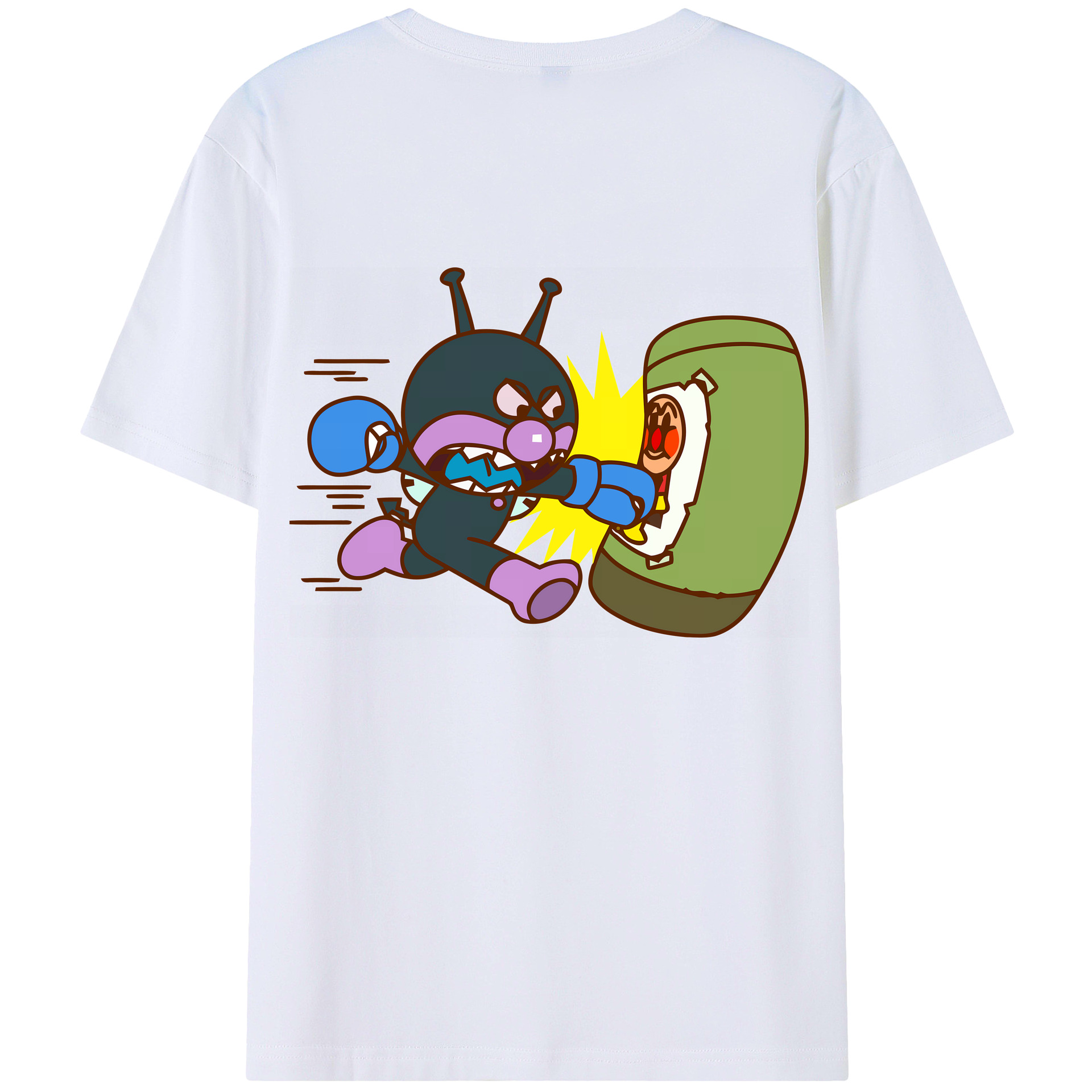 （画像用） アンパンマン Anpanman レディース半袖Tシャツ(バックプリント)