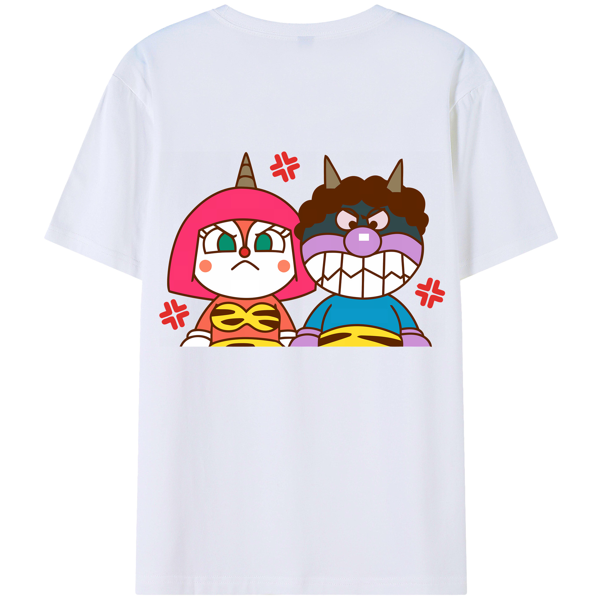 （画像用） アンパンマン Anpanman レディース半袖Tシャツ(バックプリント)