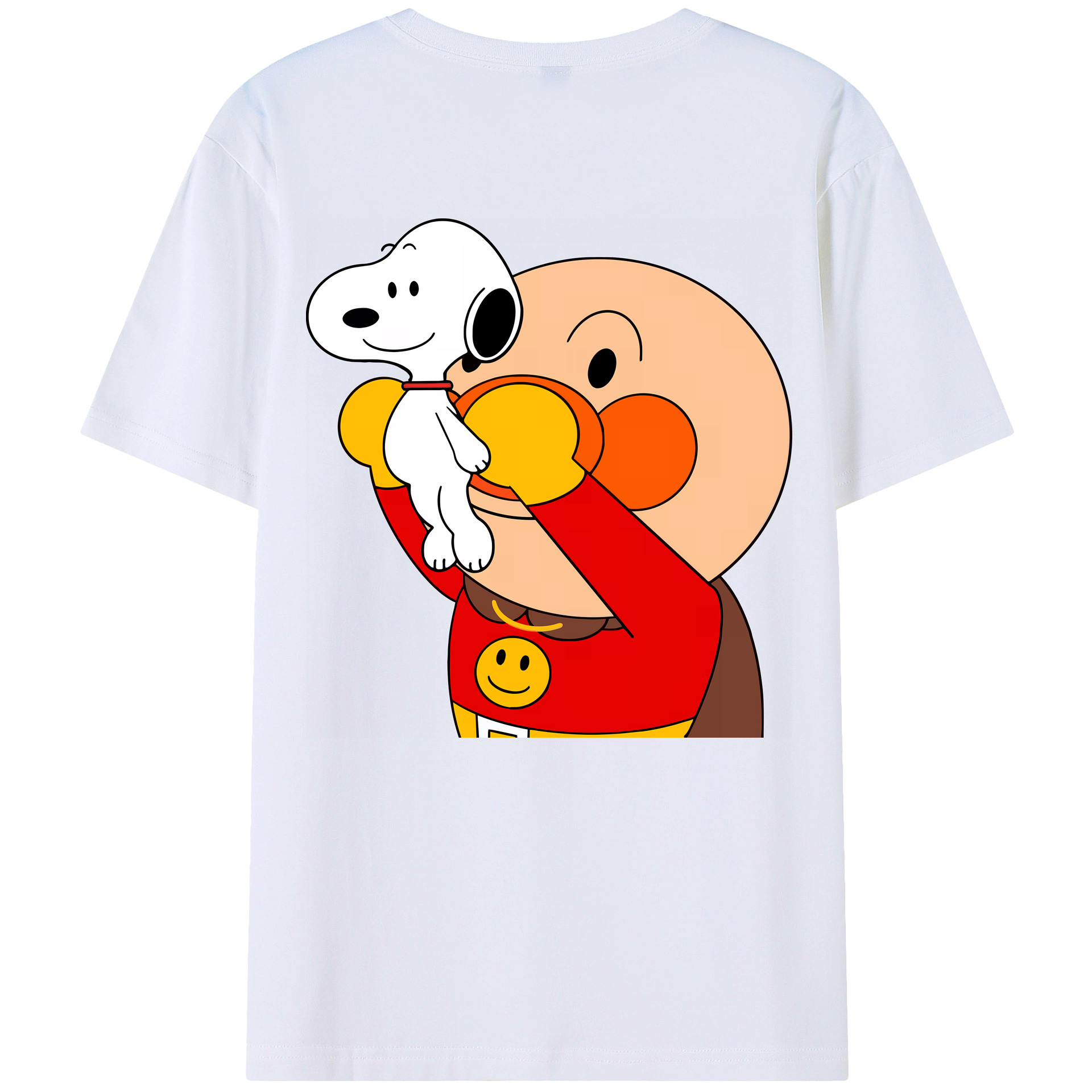 （画像用） アンパンマン Anpanman レディース半袖Tシャツ(バックプリント)