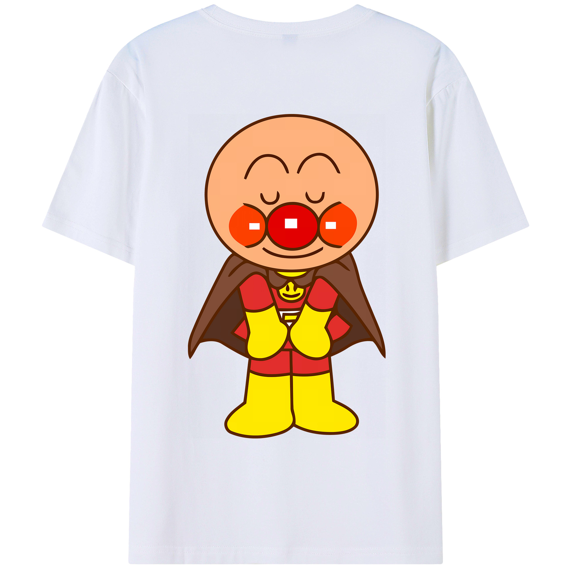 （画像用） アンパンマン Anpanman レディース半袖Tシャツ(バックプリント)
