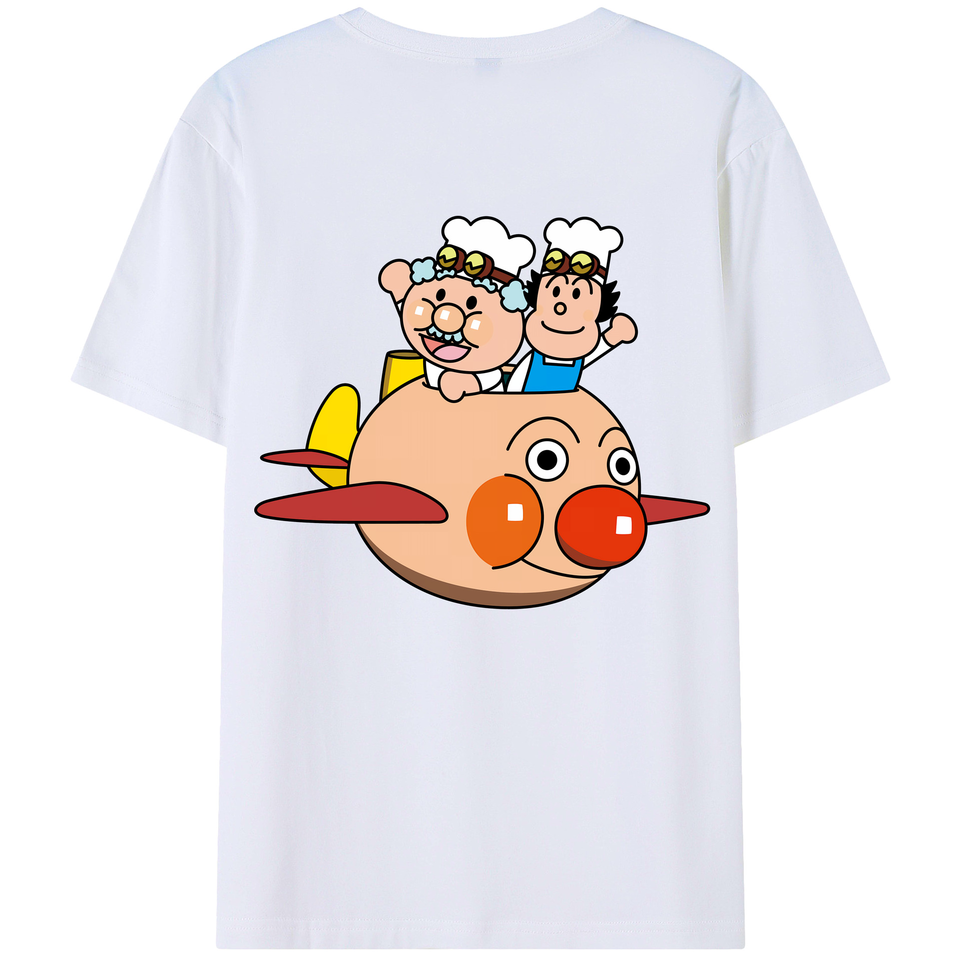（画像用） アンパンマン Anpanman レディース半袖Tシャツ(バックプリント)