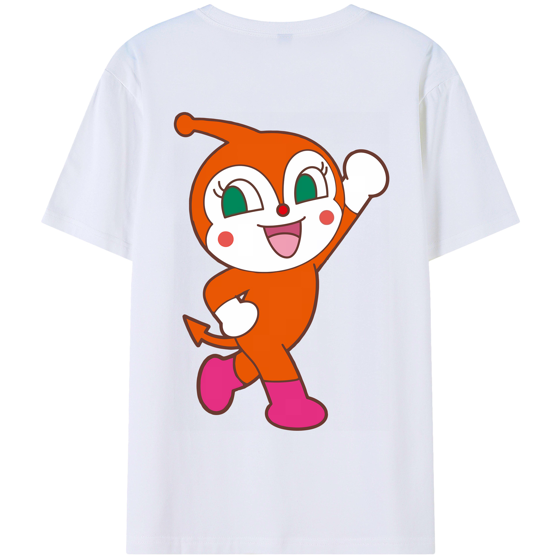 （画像用） アンパンマン Anpanman レディース半袖Tシャツ(バックプリント)