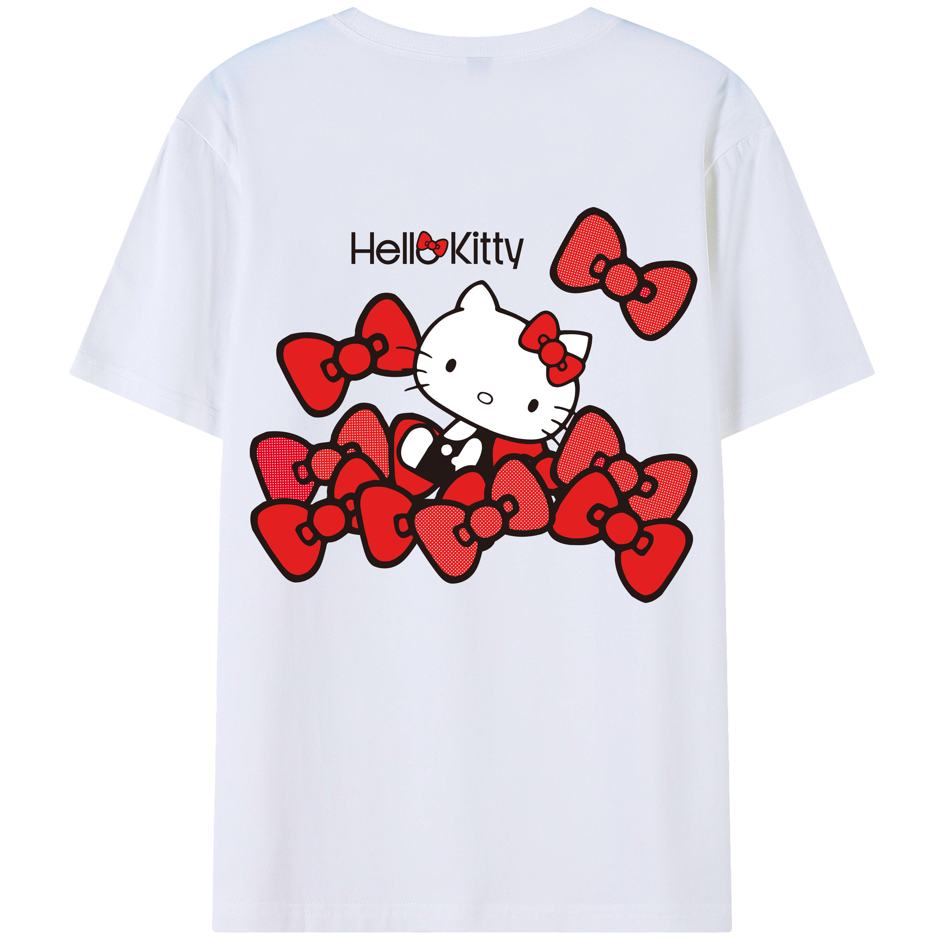 （画像用） アンパンマン Anpanman レディース半袖Tシャツ(バックプリント)
